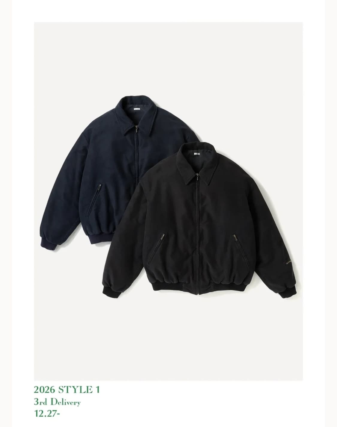 [4]아프레쎄 빈티지 코튼 실크 몰스킨 자켓 블랙 상품이미지1