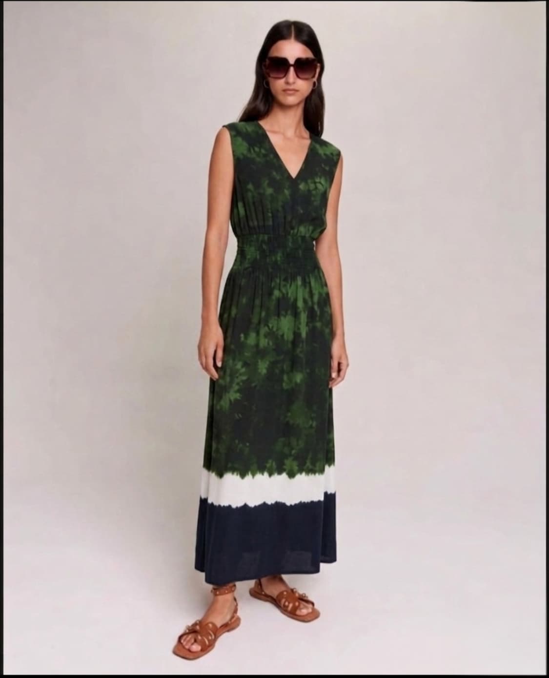 마쥬 슬리브리스 스모킹밴드 맥시롱원피스 1사이즈 상품이미지1