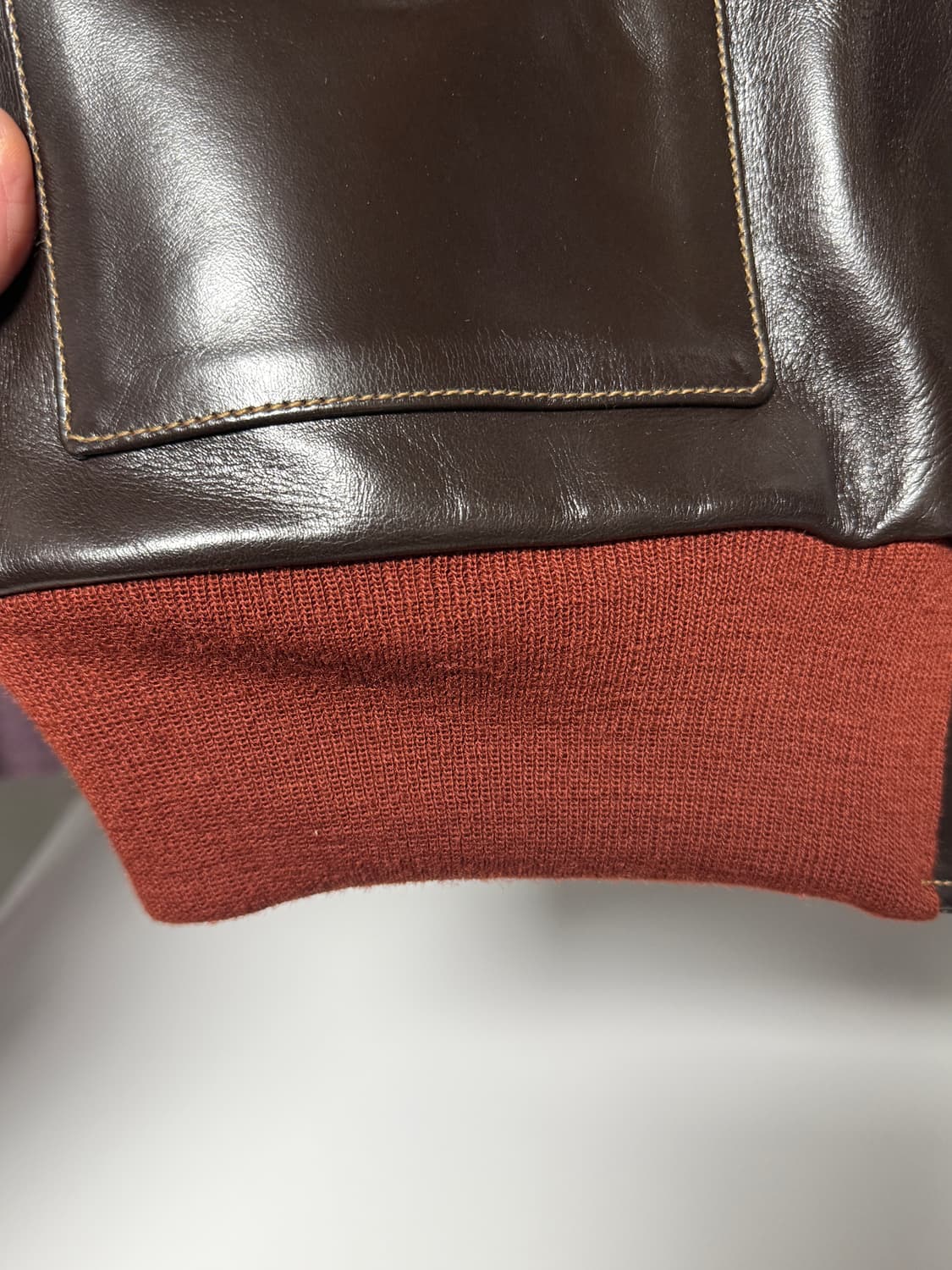 [40] 버즈릭슨 a-2 자켓 레드립 상품이미지5