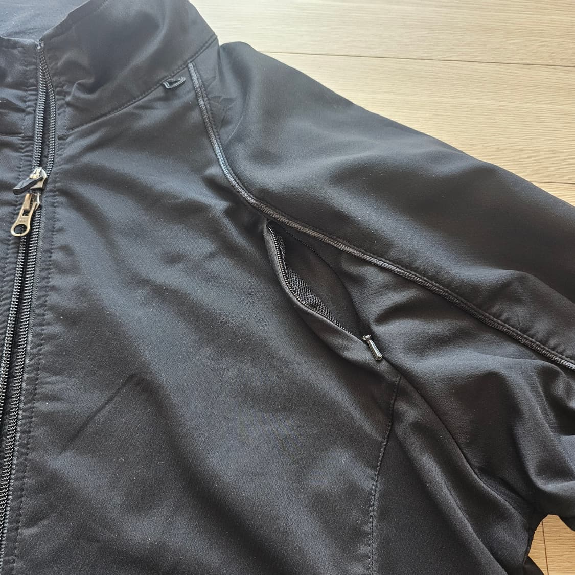 XL 100 105 나이키 런닝 간절기 져지 바람막이 남자 투웨이지퍼 상품이미지4