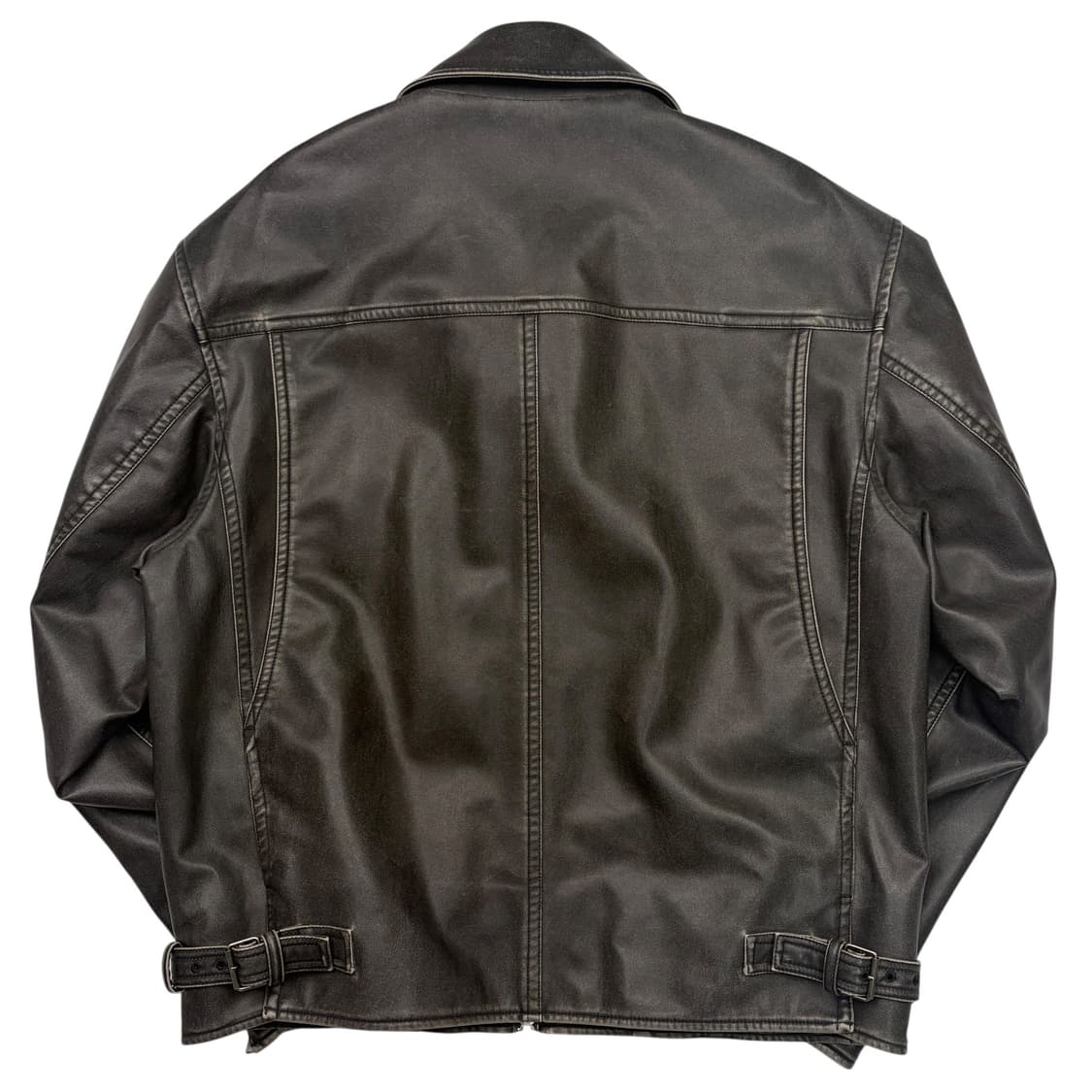 인사일러스 워시드 에코 레더 자켓 L 상품이미지4