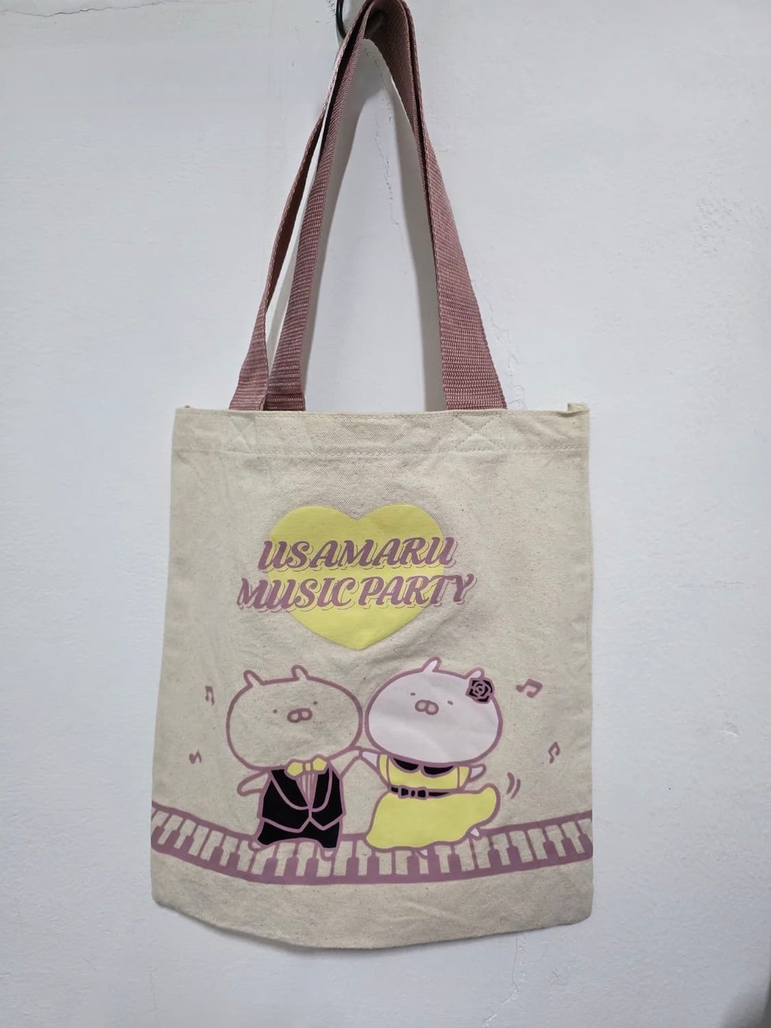 우사마루  뮤직파티  에코백  29*31.5. 상태좋음 상품이미지2
