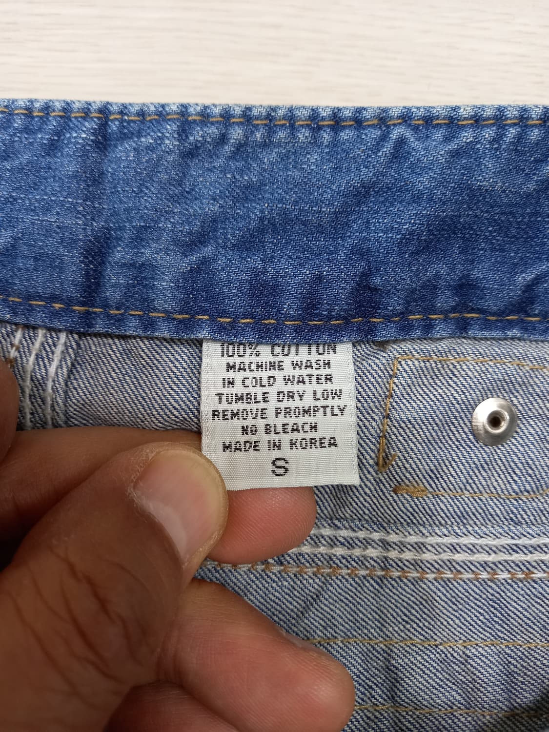 27 KOREA 포켓 카고 플레어 데님 27-618 상품이미지7