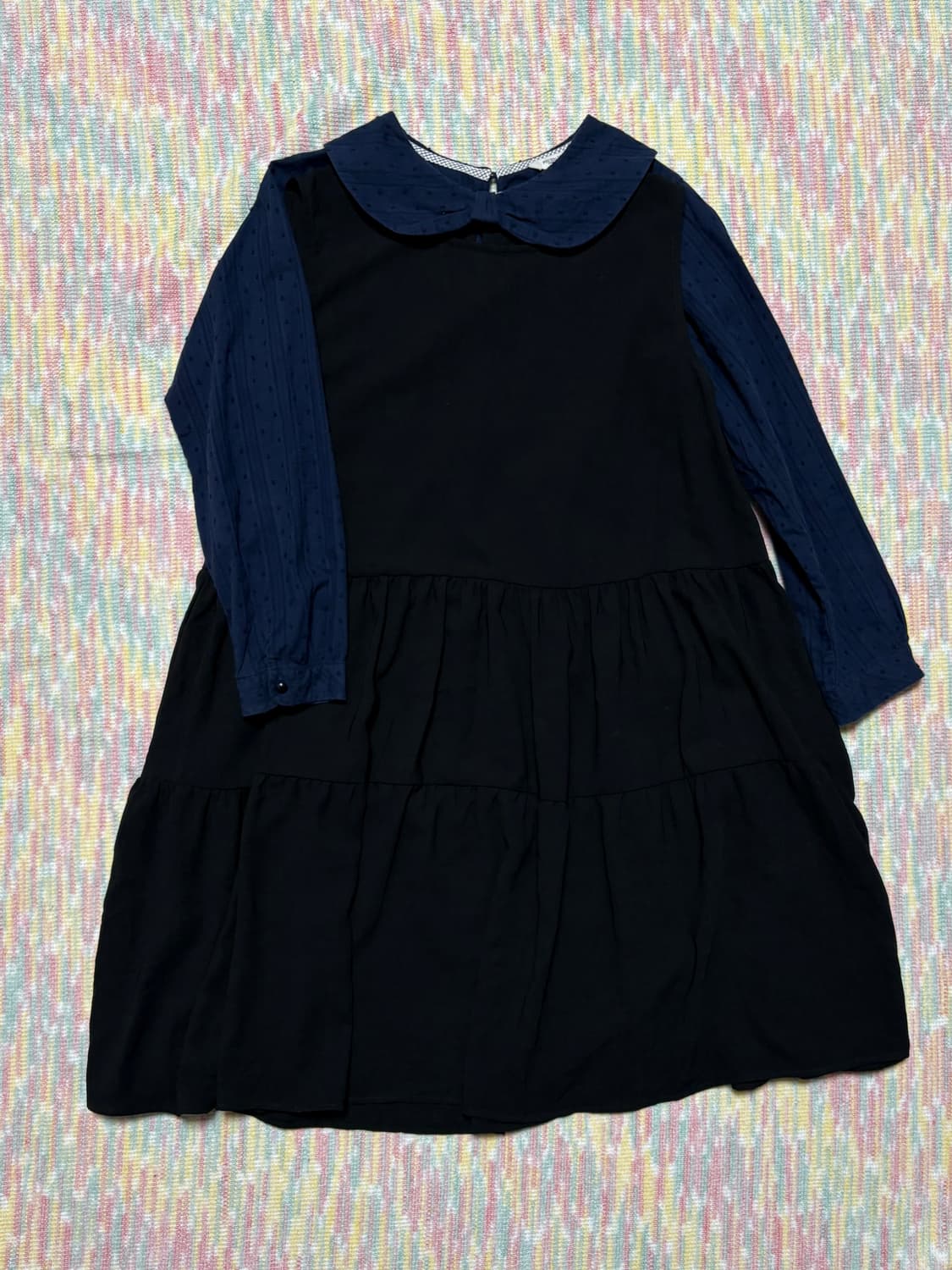 블랙 민소매 원피스 상품이미지1