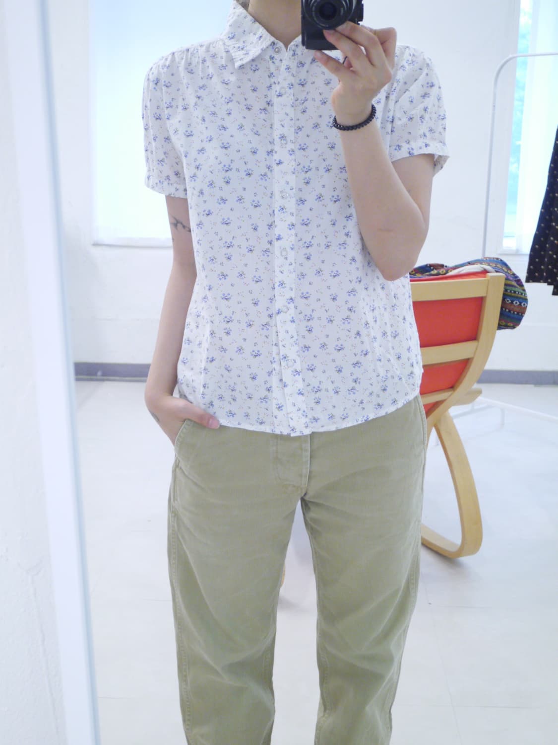 [Avarice] floral cotton shirt 상품이미지6