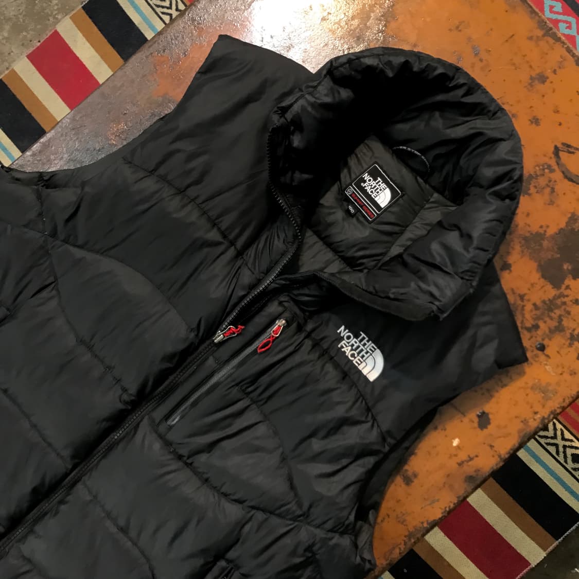 노스페이스 700 블랙 패딩 조끼 베스트 남성 105 사이즈 상품이미지3