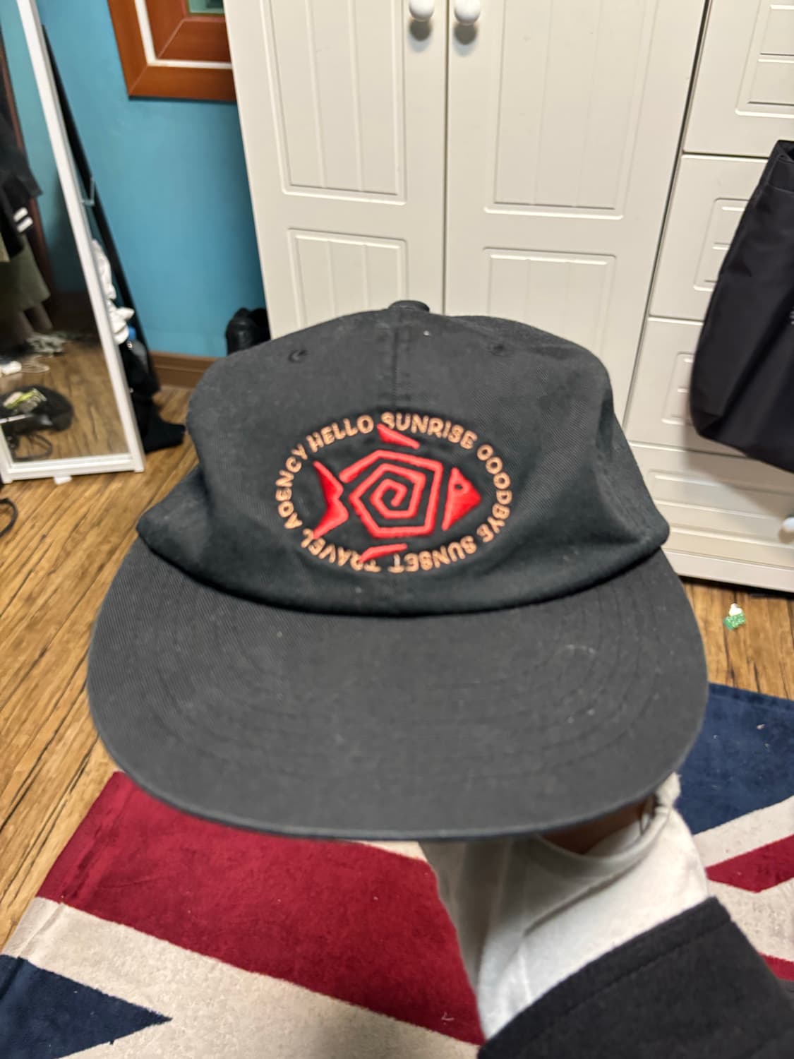 헬로 선라이즈 볼캡 블랙 상품이미지1