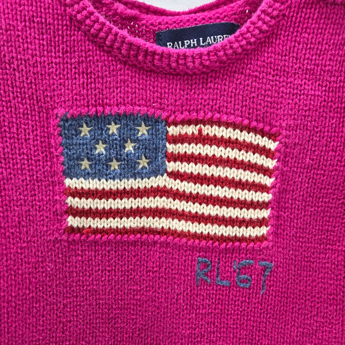 폴로랄프로렌 여아 성조기 프릴 니트 18M 상품이미지2