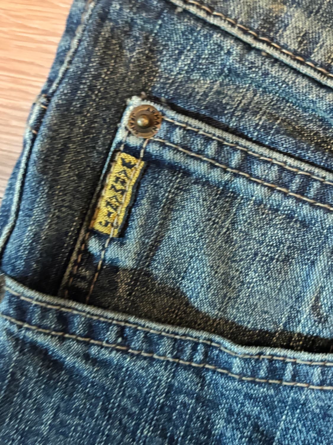 아르마니 진 워싱 데님 팬츠 34(미국) 상품이미지5