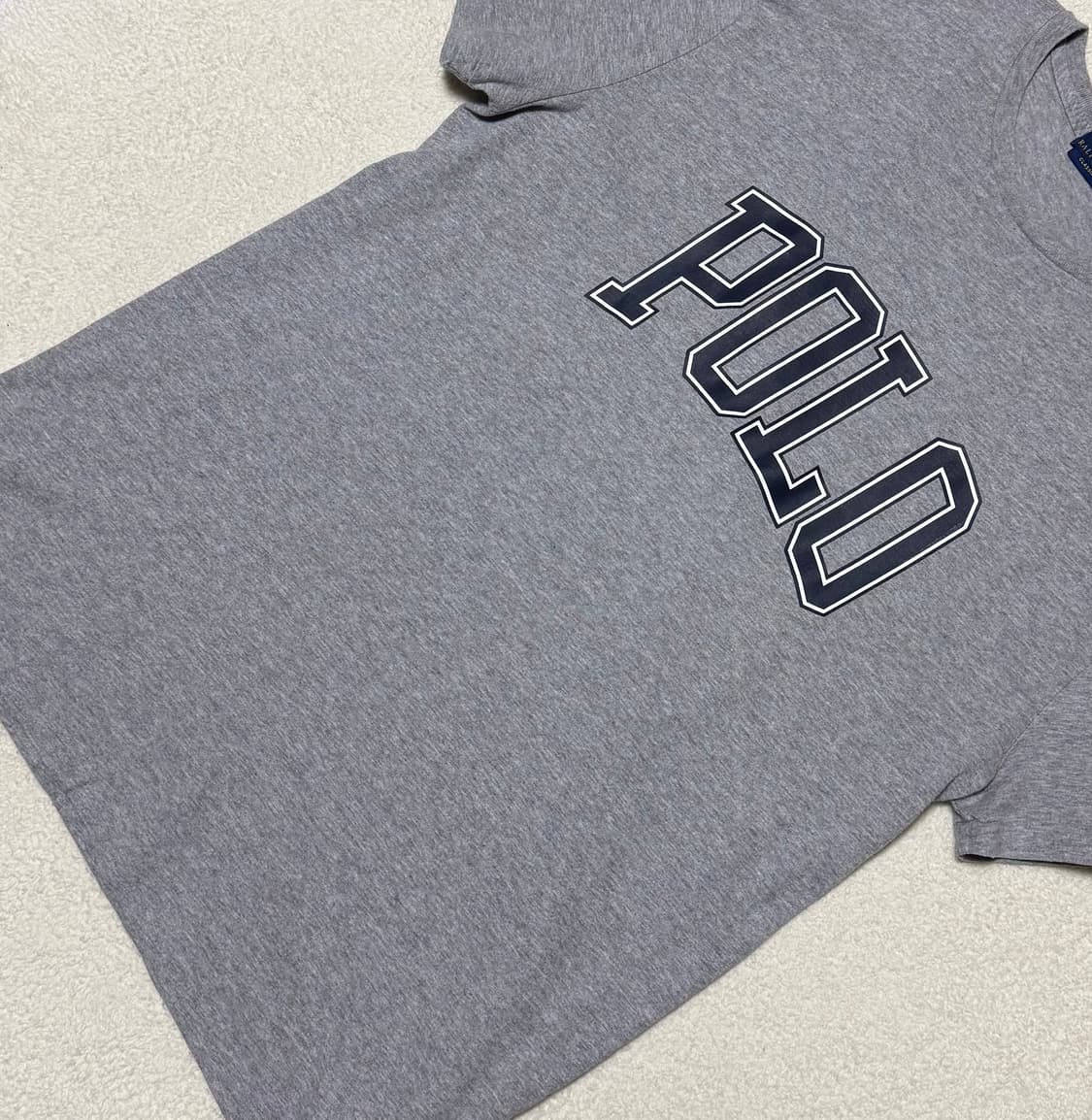 폴로 랄프로렌 그레이 반팔 (QR) 상품이미지3