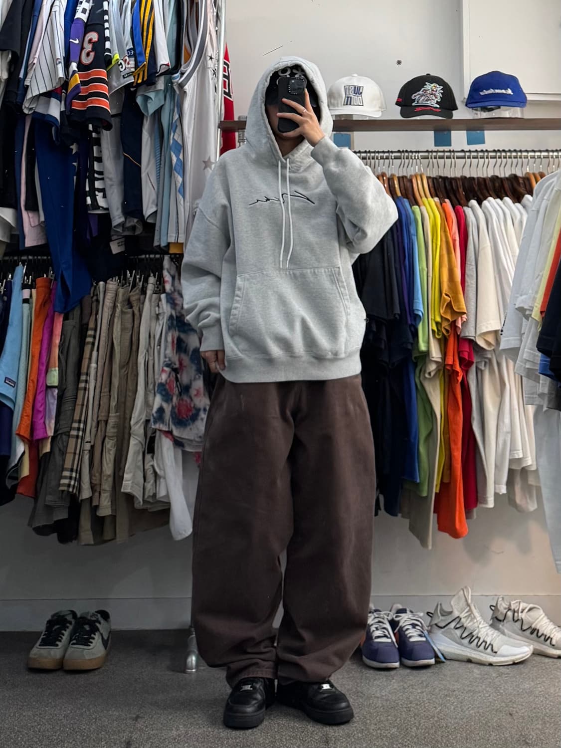 나이키 SB 스크립트 로고 후드 상품이미지6