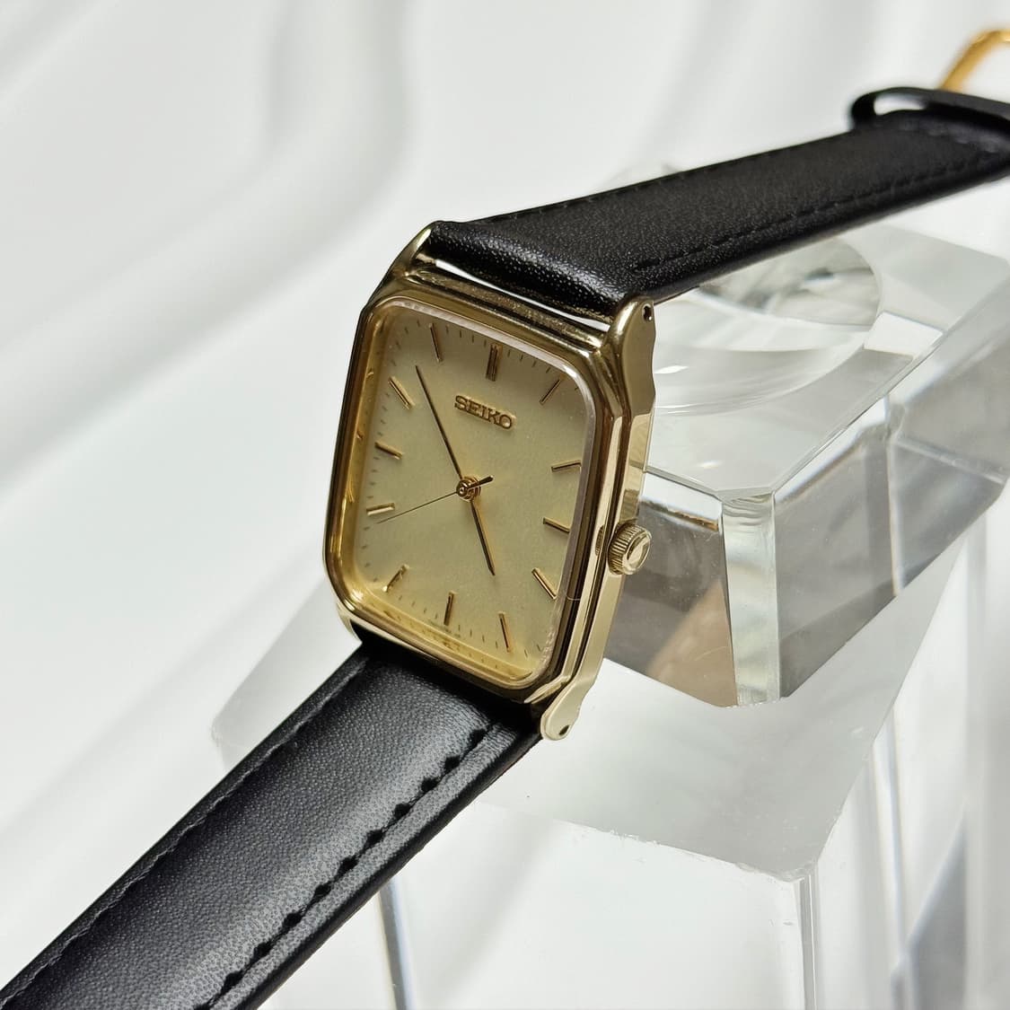 80's90's 세이코 빈티지 스퀘어 탱크 미니멀 워치 상품이미지3