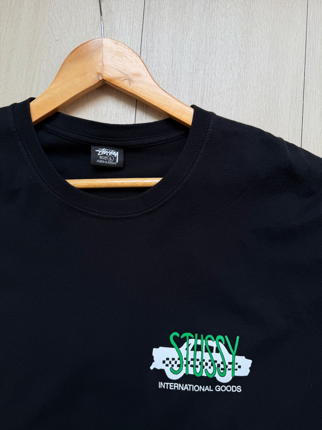 스투시 택시 티셔츠 블랙 L 상품이미지4