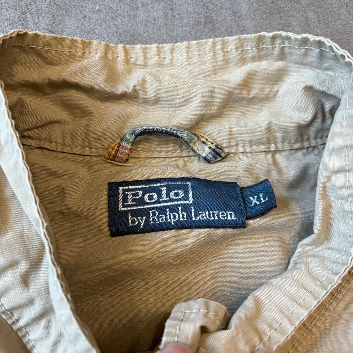 폴로 정품 베이지 트윌 코튼 자켓  상품이미지5