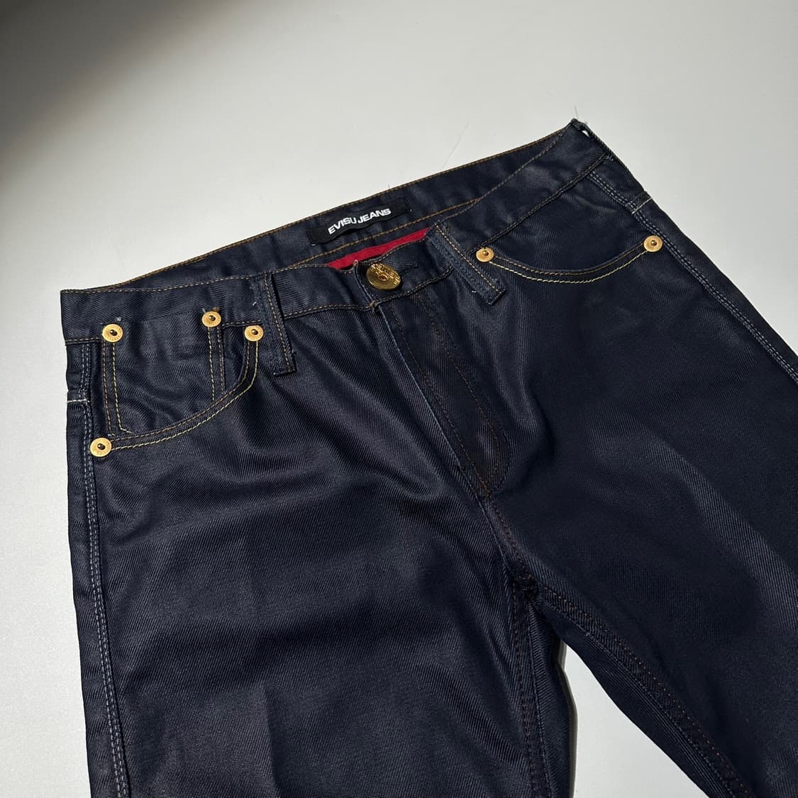 에비수 백로고 포켓 데님 팬츠 상품이미지6