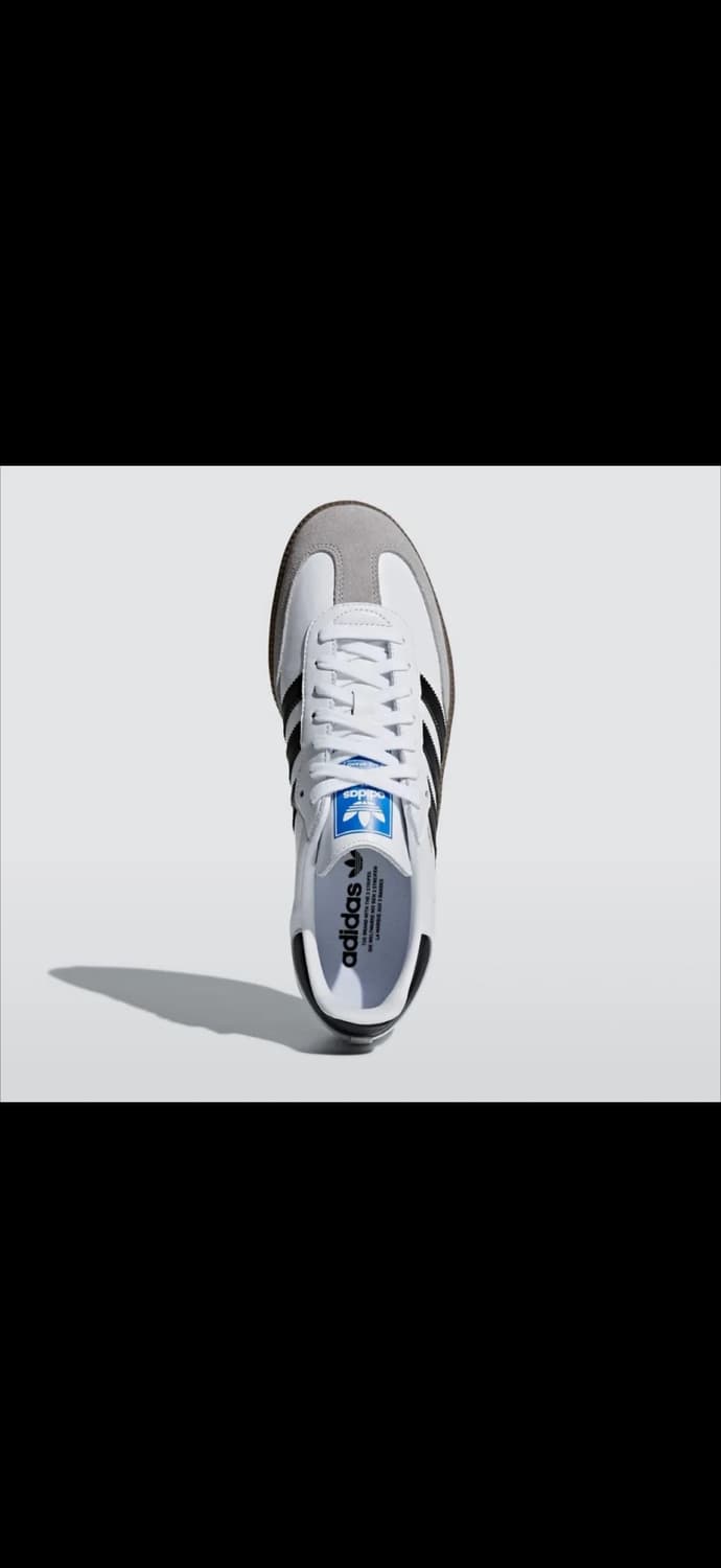 아디다스 삼바 OG 화이트 블랙 235 상품이미지5