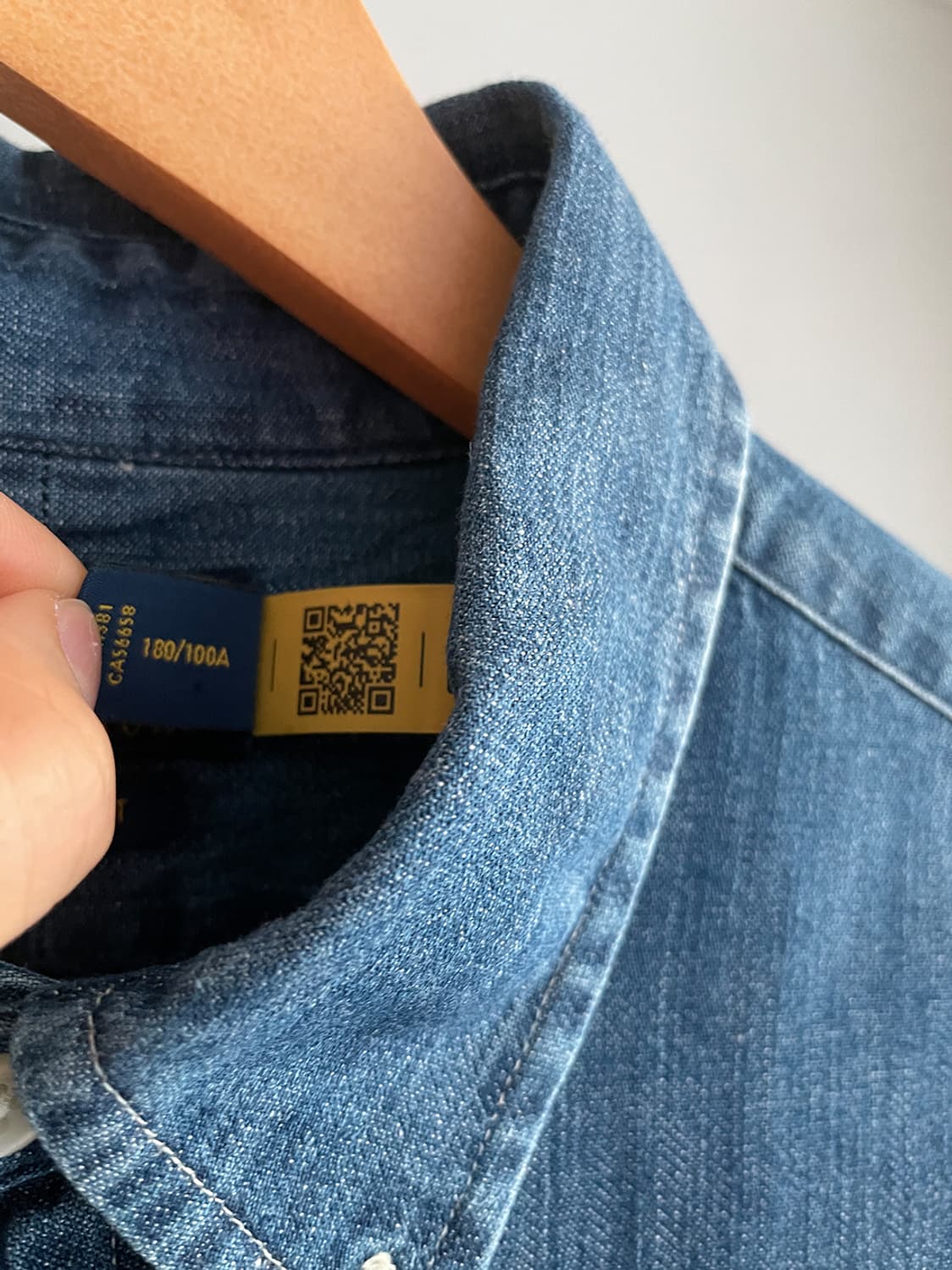 폴로 데님 셔츠 (QR정품) 상품이미지6