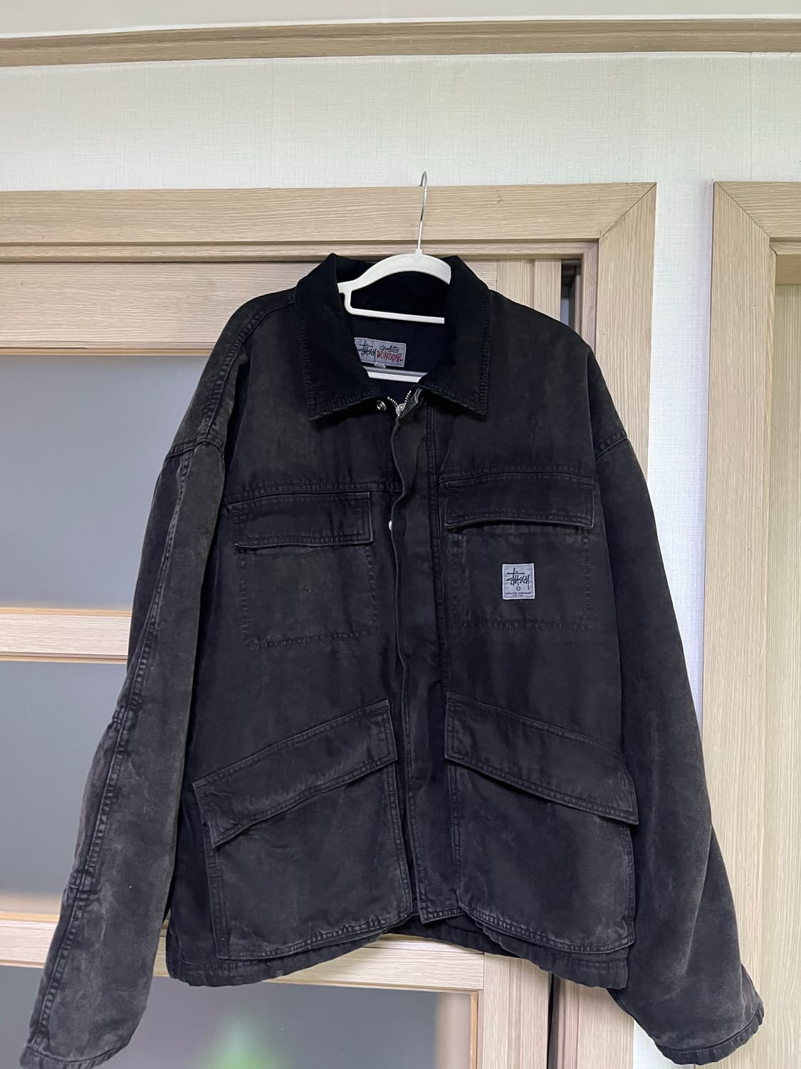 스투시 워시드 캔버스 워크자켓 XL 상품이미지2