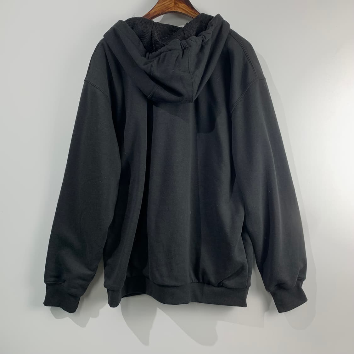 칼하트 로고 블랙 써멀 후드집업 상품이미지3