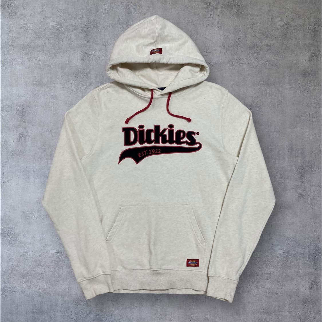 디키즈 스펠아웃 빅로고 아이보리 후드티 상품이미지1