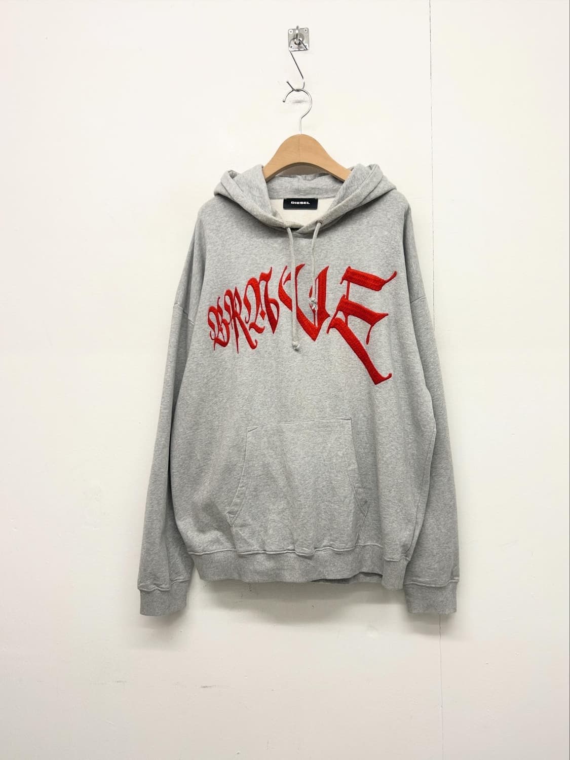 디젤 회색 후드티 상품이미지1