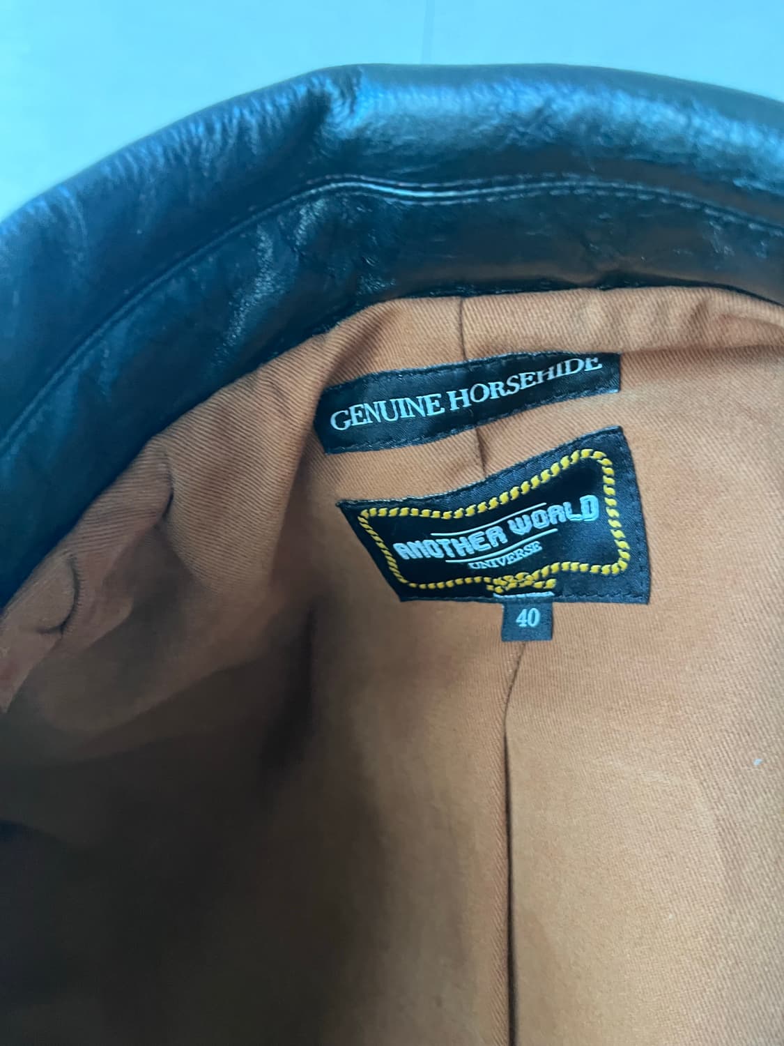 어나더월드 스포츠 자켓 40 신키 홀스하이드 상품이미지2