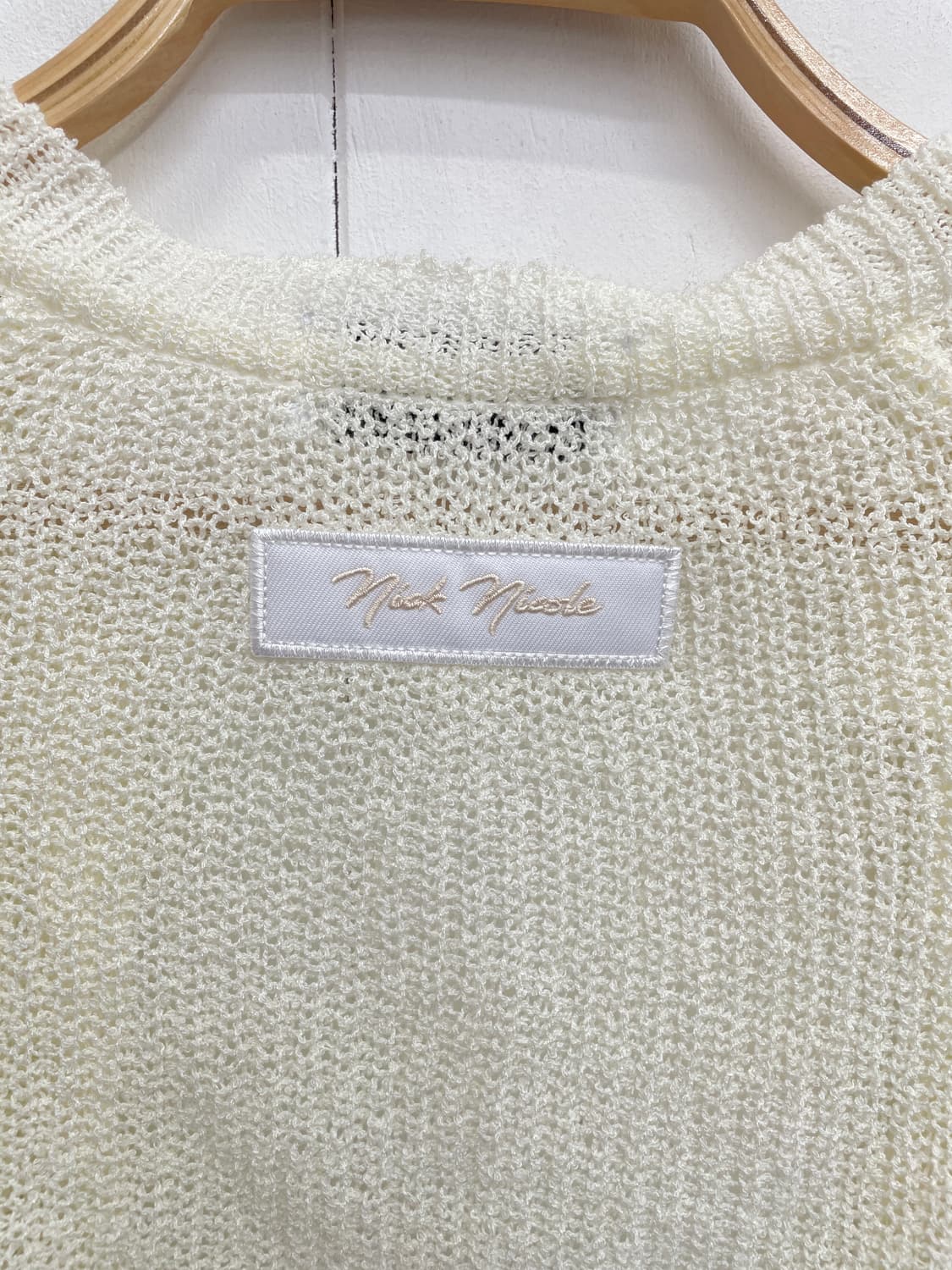 닉앤니콜 니트 크롭 볼레로 가디건 상품이미지6