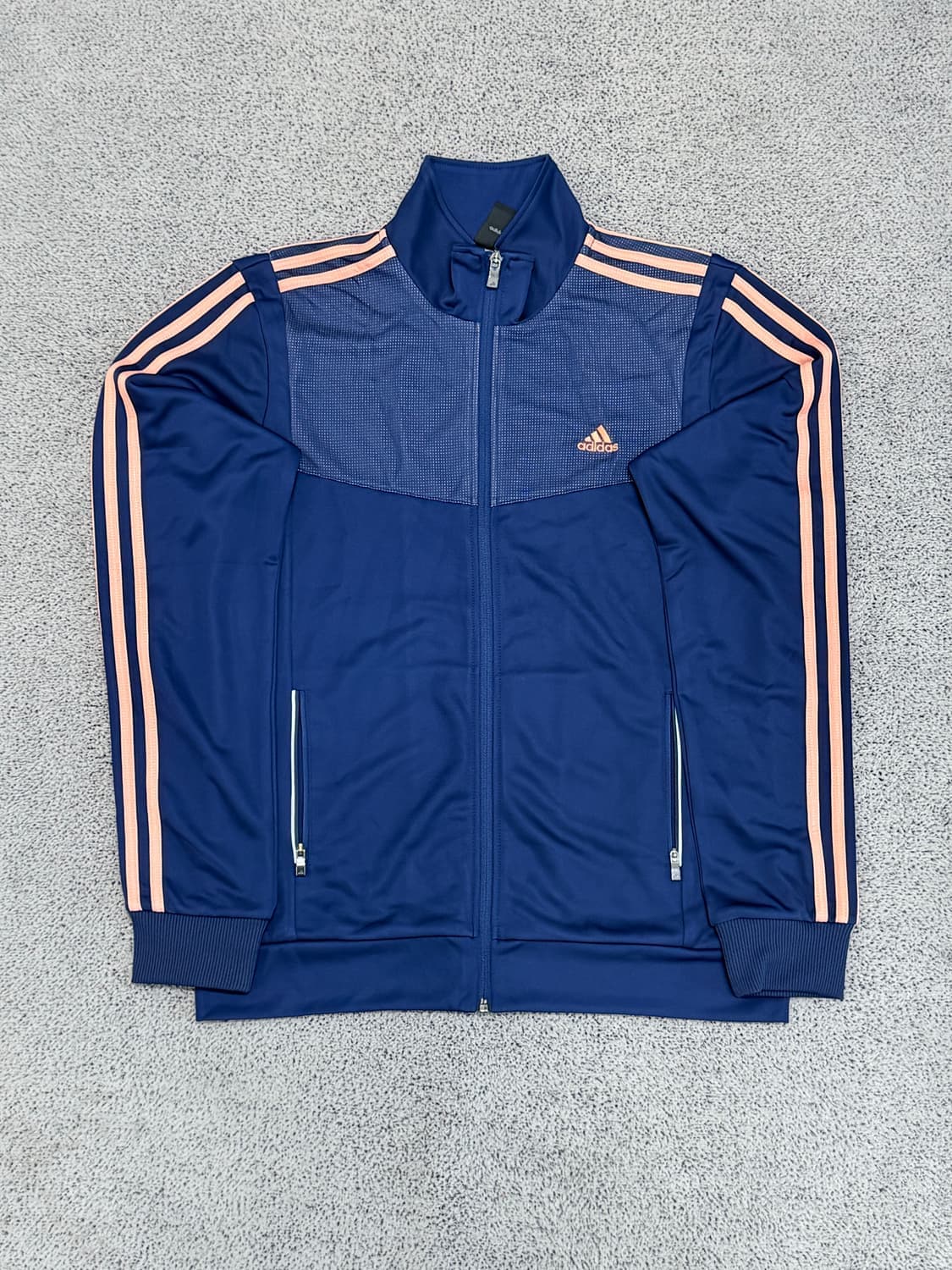 (XL) 아디다스 삼선 트랙탑 져지 핑크/네이비 상품이미지1