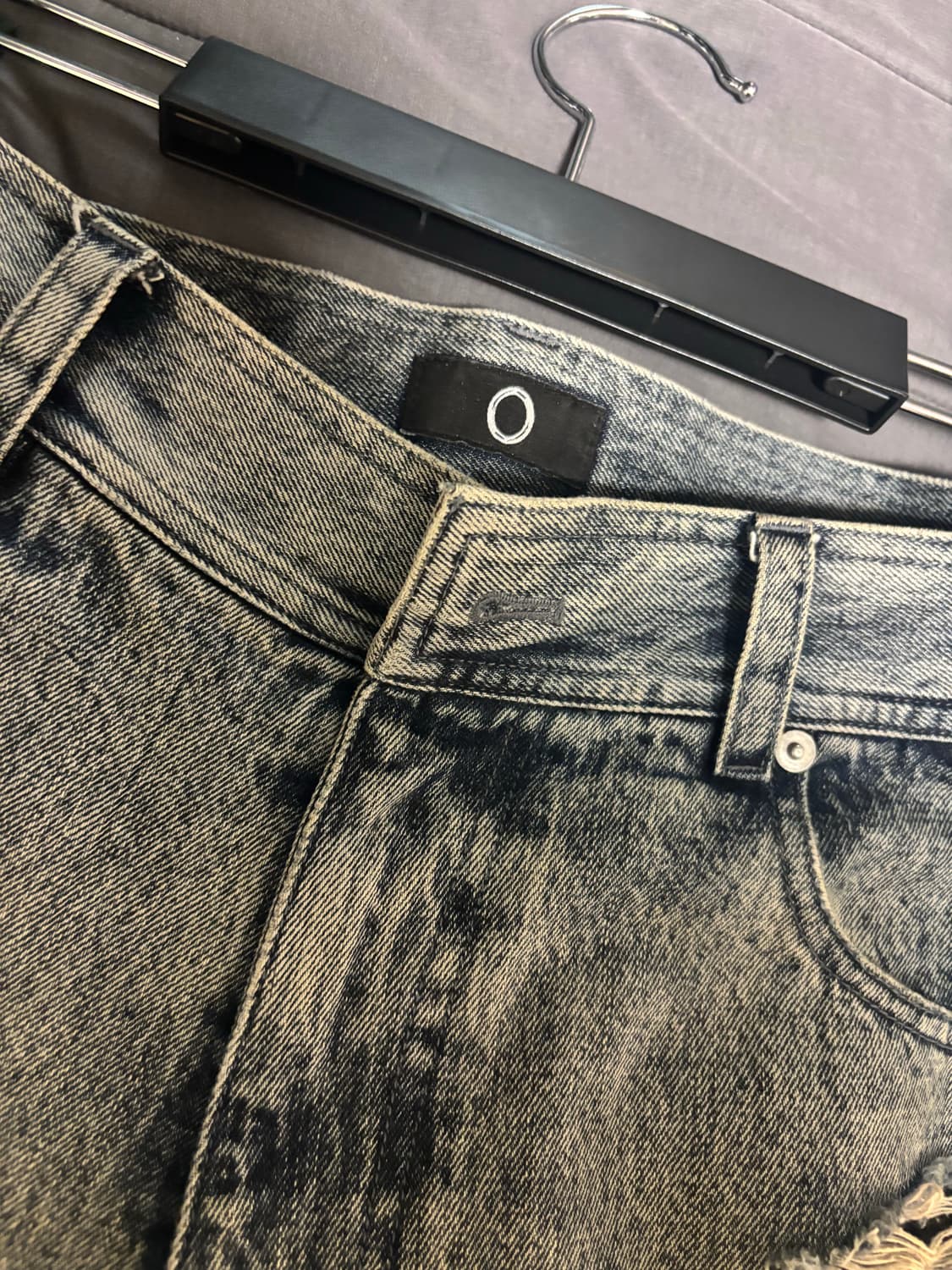 OMO 디스트레스드 플레어드 진 데님  상품이미지3