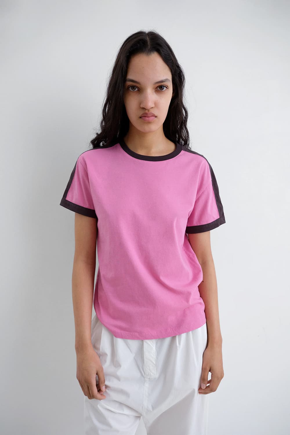 [S,M]기마구아스 Diego 티셔츠/핑크 상품이미지1