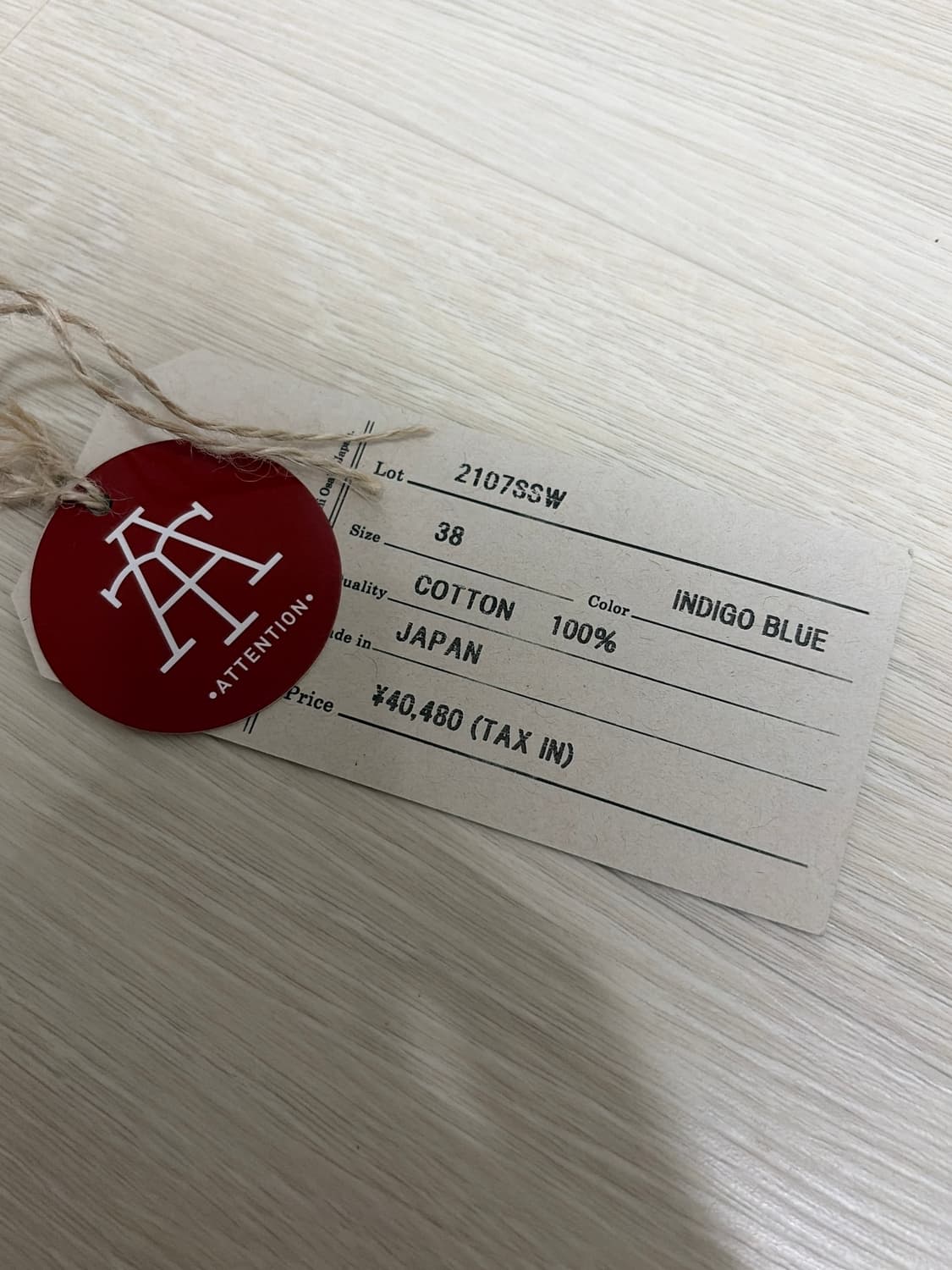 풀카운트 2107w 1세대 데님 38사이즈 상품이미지4