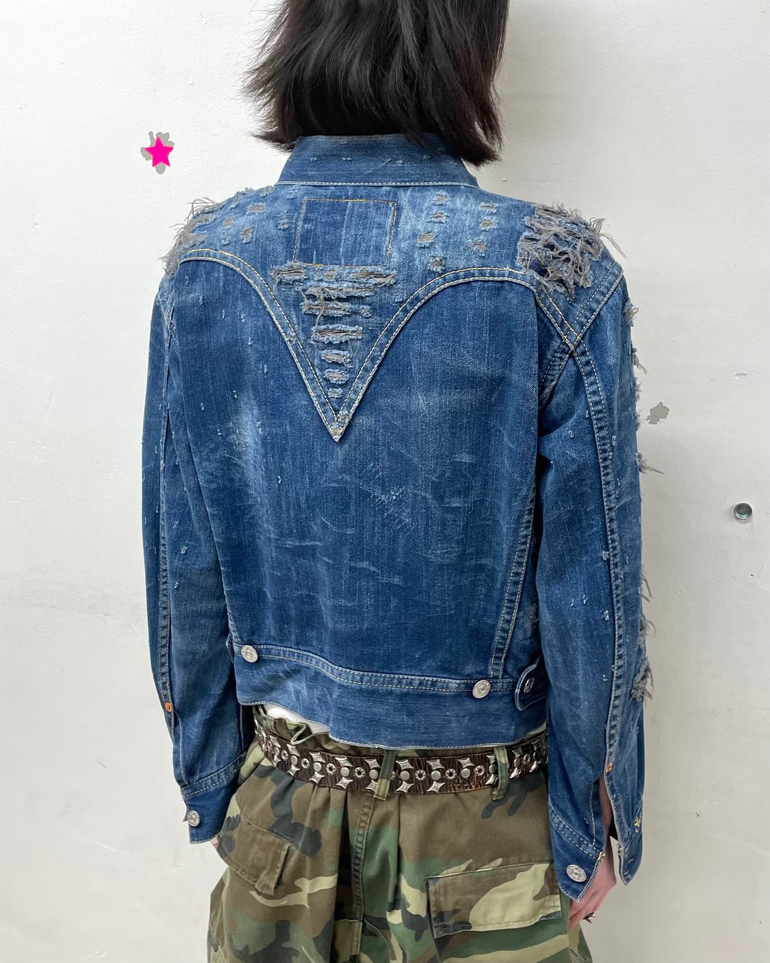  Levi's Distressed Denim Washing Jacket 상품이미지5