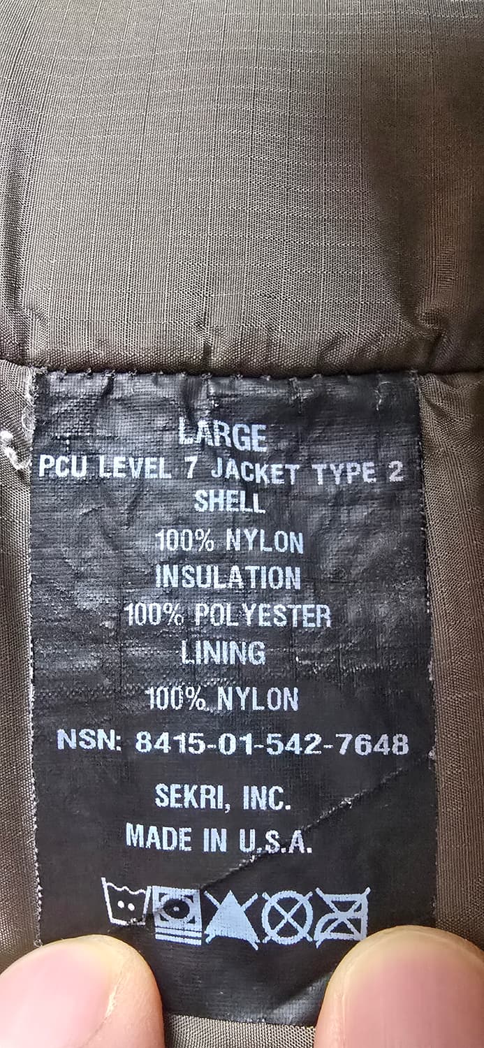 HALYS 미군 오리지날 몬스터파카 PCU Level 7 Type 2 상품이미지5