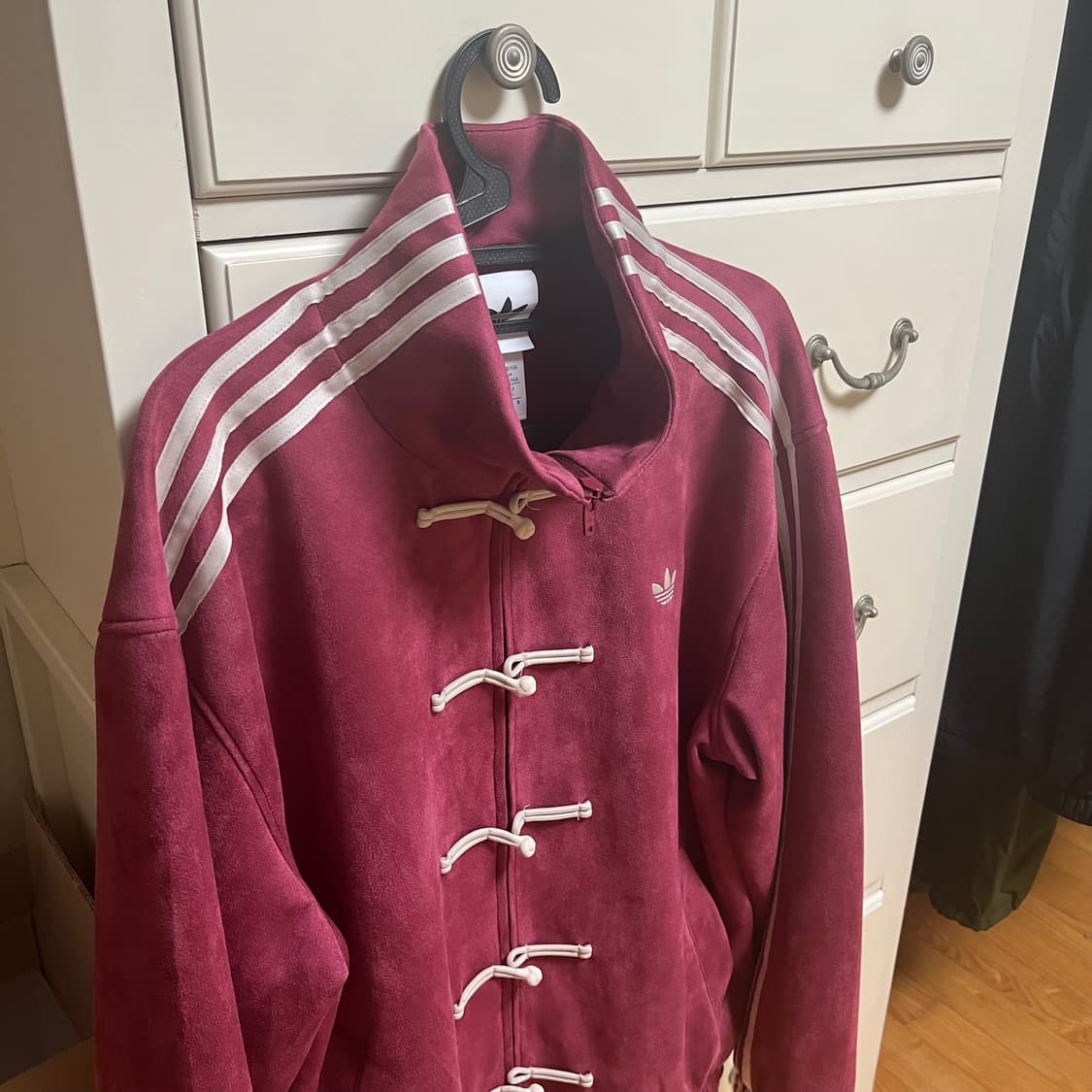 [M] 중티다스 버건디 져지 트랙탑 상품이미지3