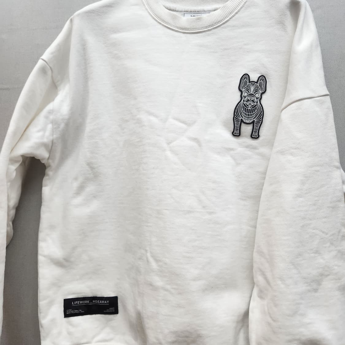 라이프워크 와펜 로고 맨투맨 L~XL 상품이미지3