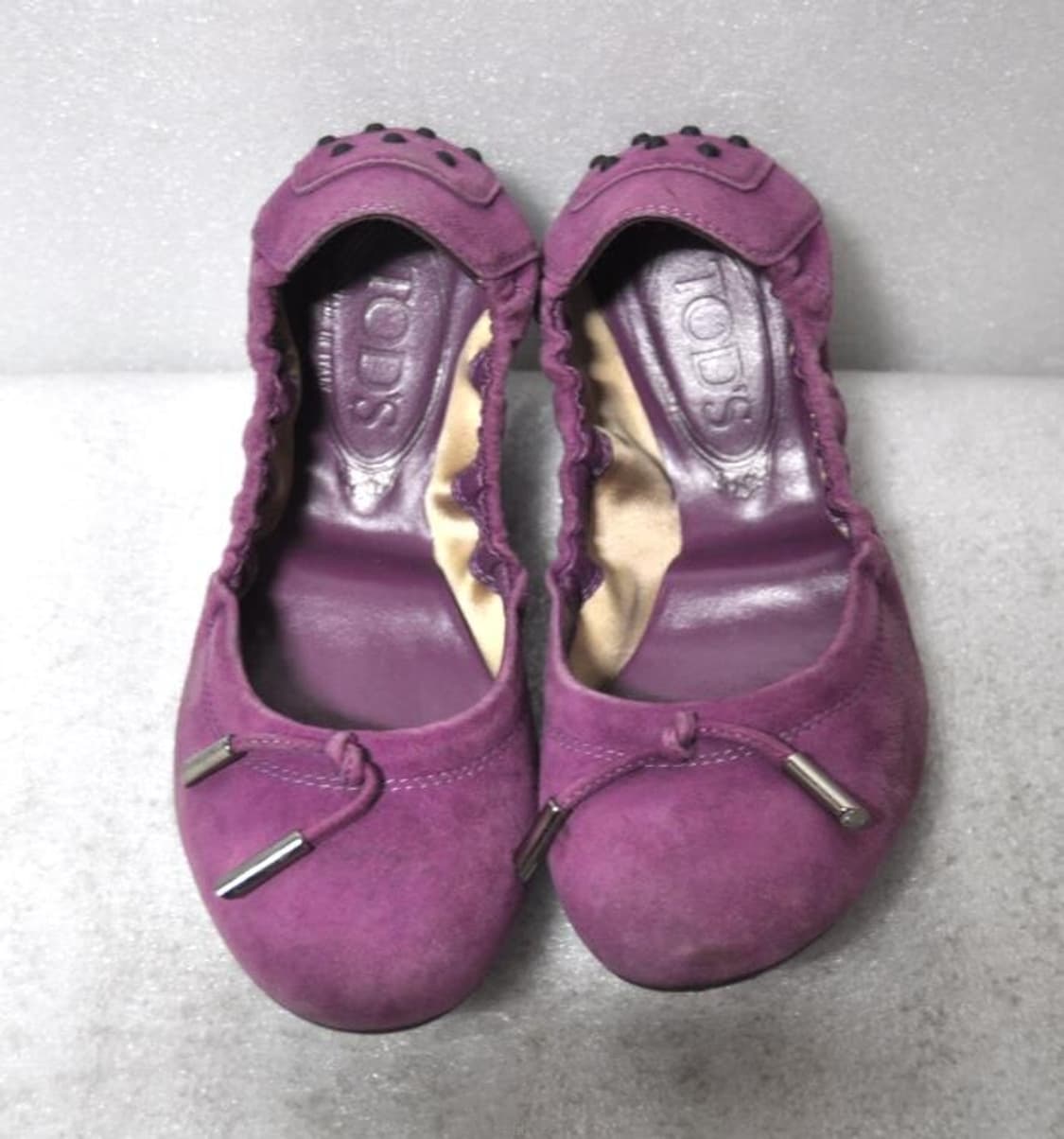 토즈(TODS)/여성스웨이드플랫슈즈(사이즈225)정품 상품이미지2