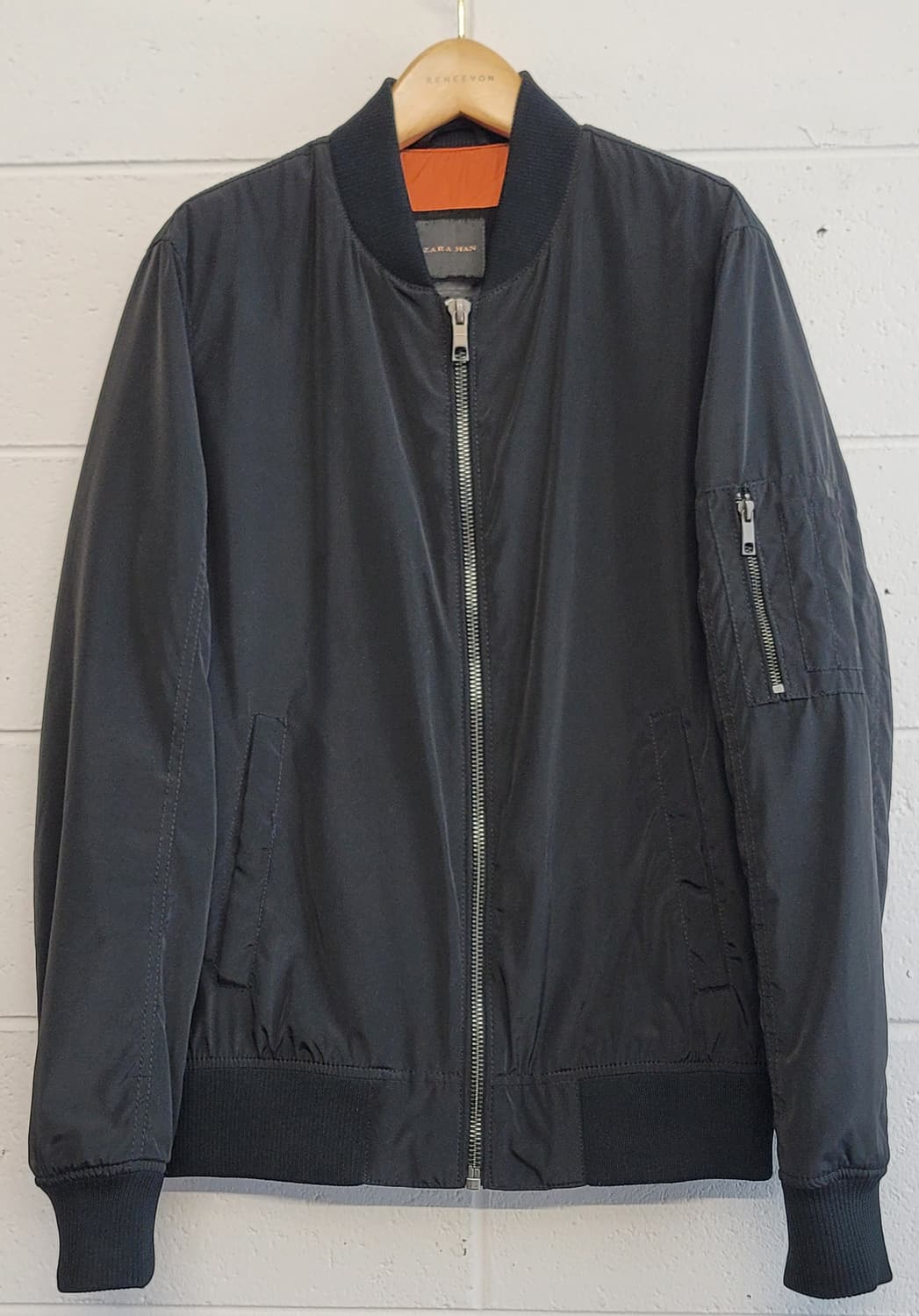 자라(ZARA MAN) MA-1 항공점퍼(블루종점퍼) 판매 상품이미지1