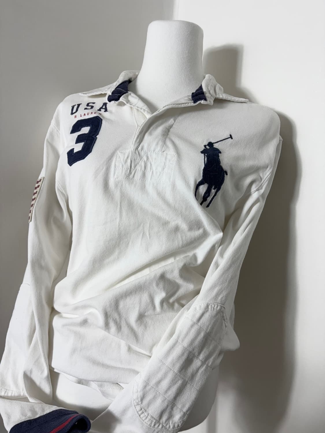 폴로 대장 성조기 카라 롱슬리브 상품이미지3