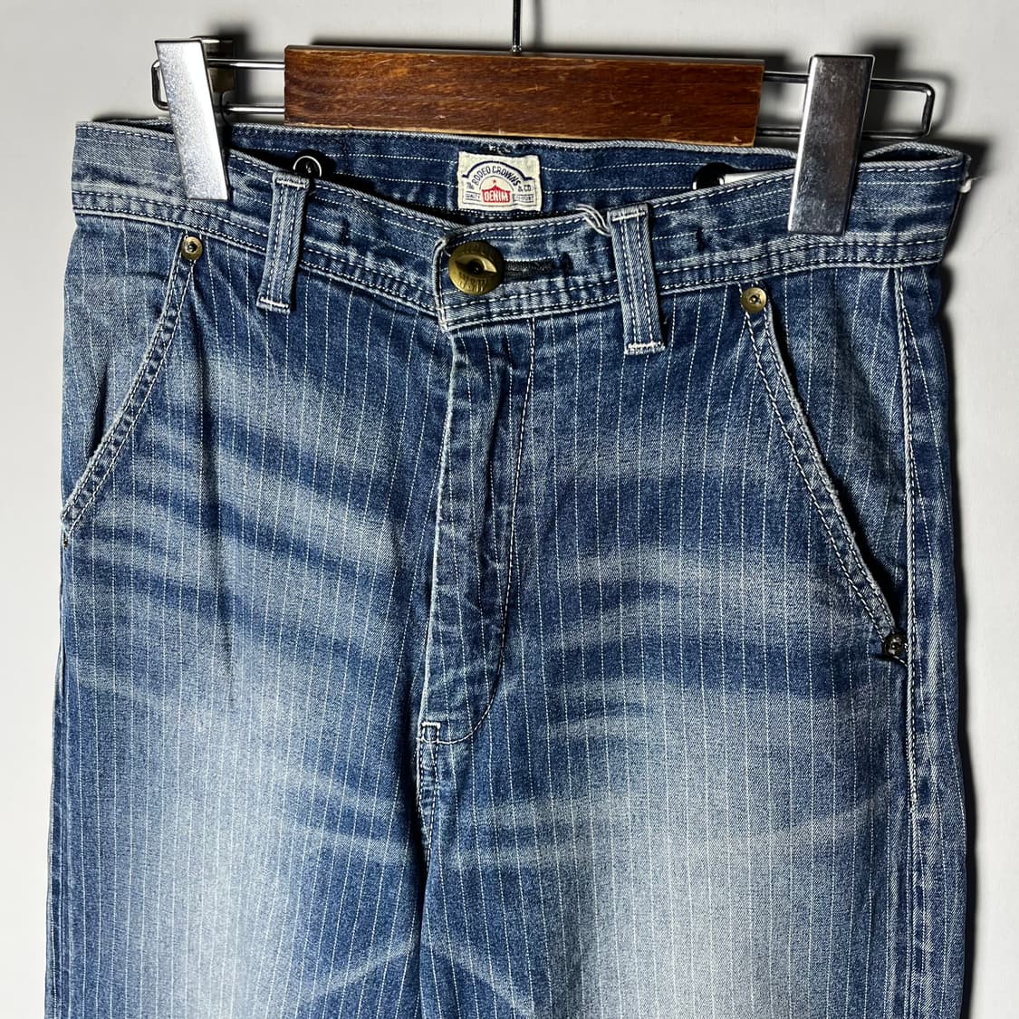 [RODEO CROWNS] 로데오크라운스 워싱 히코리 데님팬츠 상품이미지3
