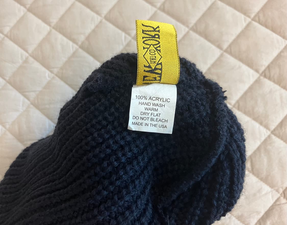 USA 뉴욕햇 NEWYORK HAT Acrylic 진남색 비니 남녀공용 상품이미지3
