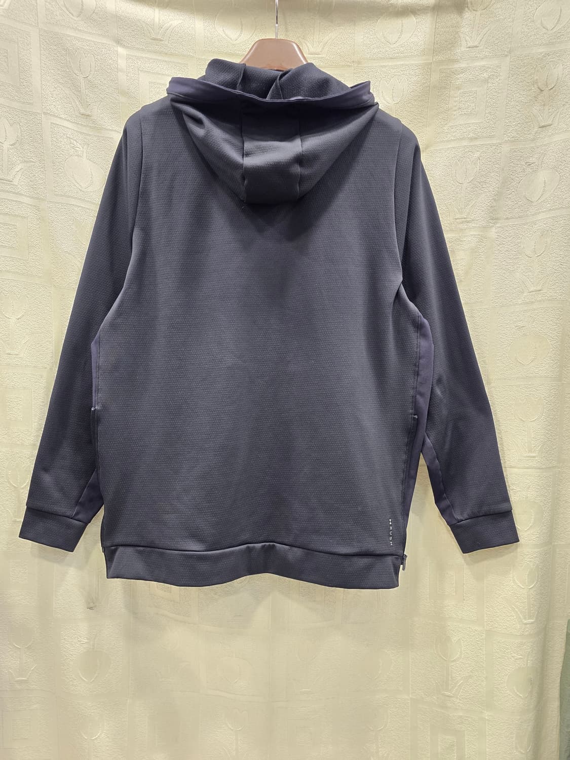 언더아머 러쉬 기모 후드 집업 블랙 2XL (110) 상품이미지6