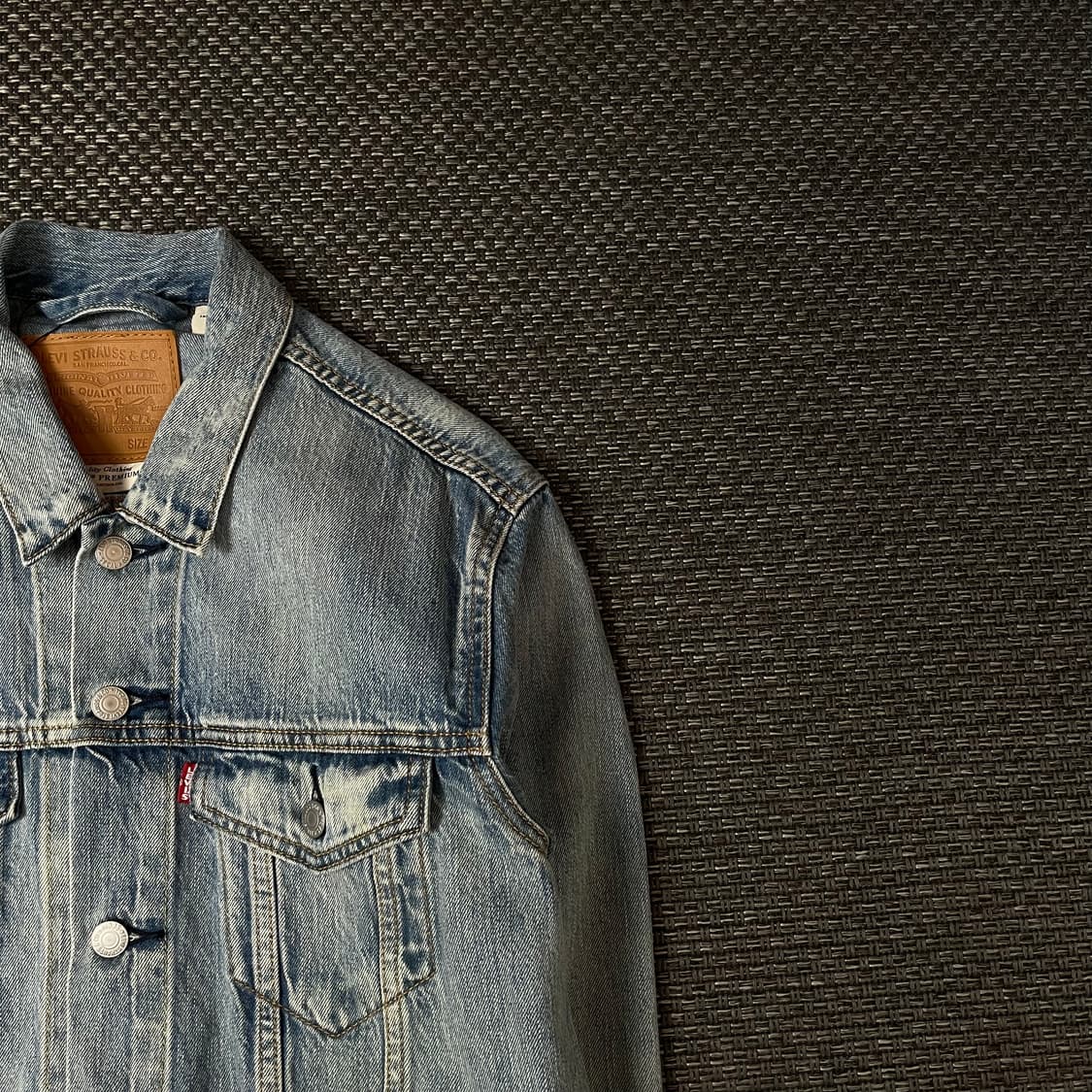 리바이스 연청 투포켓 데님 자켓 M 상품이미지3