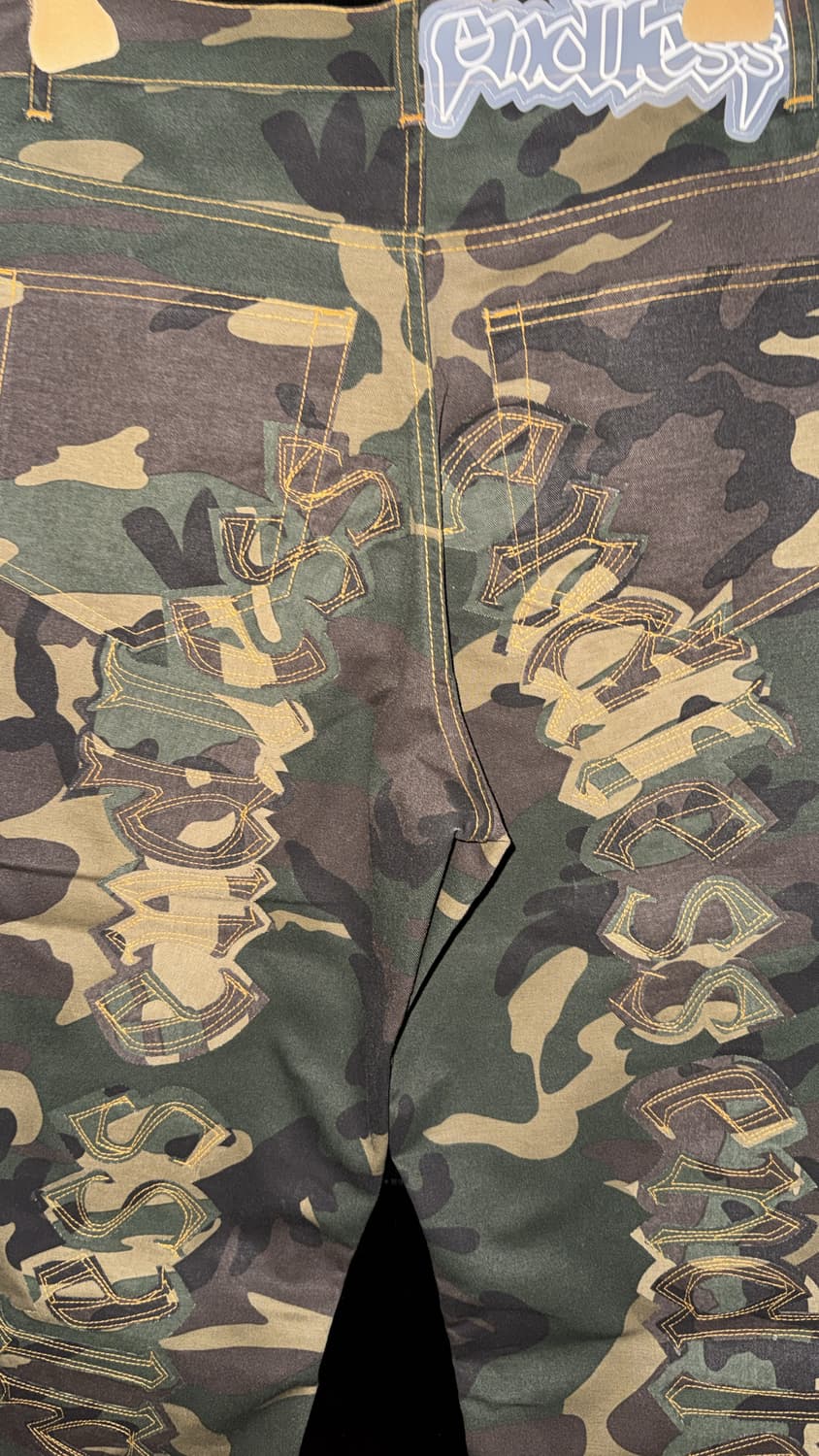 Endless denim camo pants [ 32 ] 상품이미지5