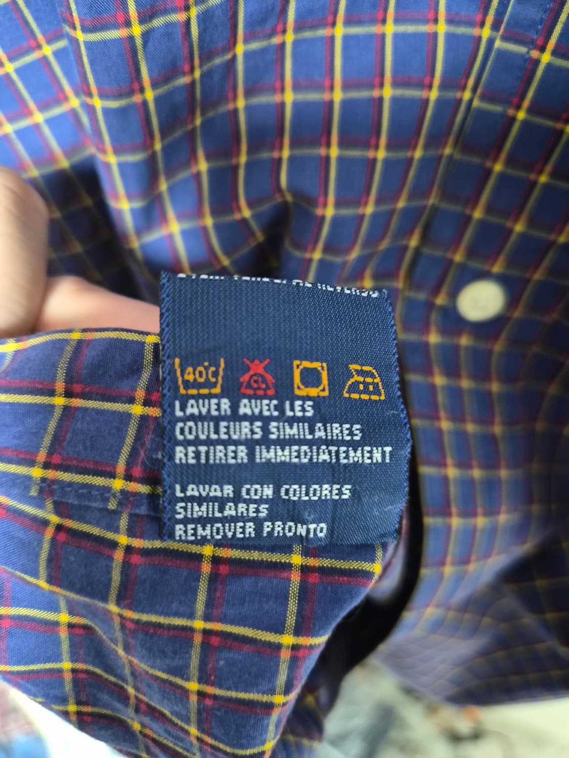 타미힐피거Tommy 체크 셔츠 XL사이즈 - S299 상품이미지5