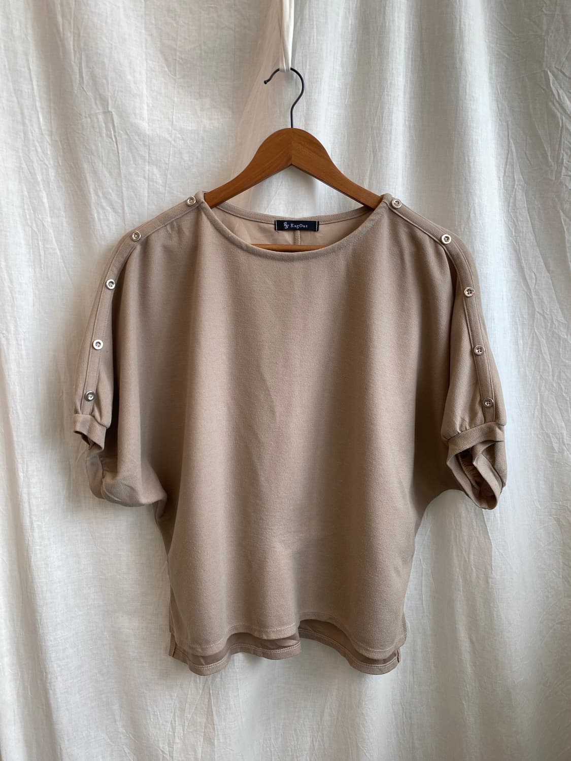 RAG OUT 가오리핏 반팔탑(M) 상품이미지2