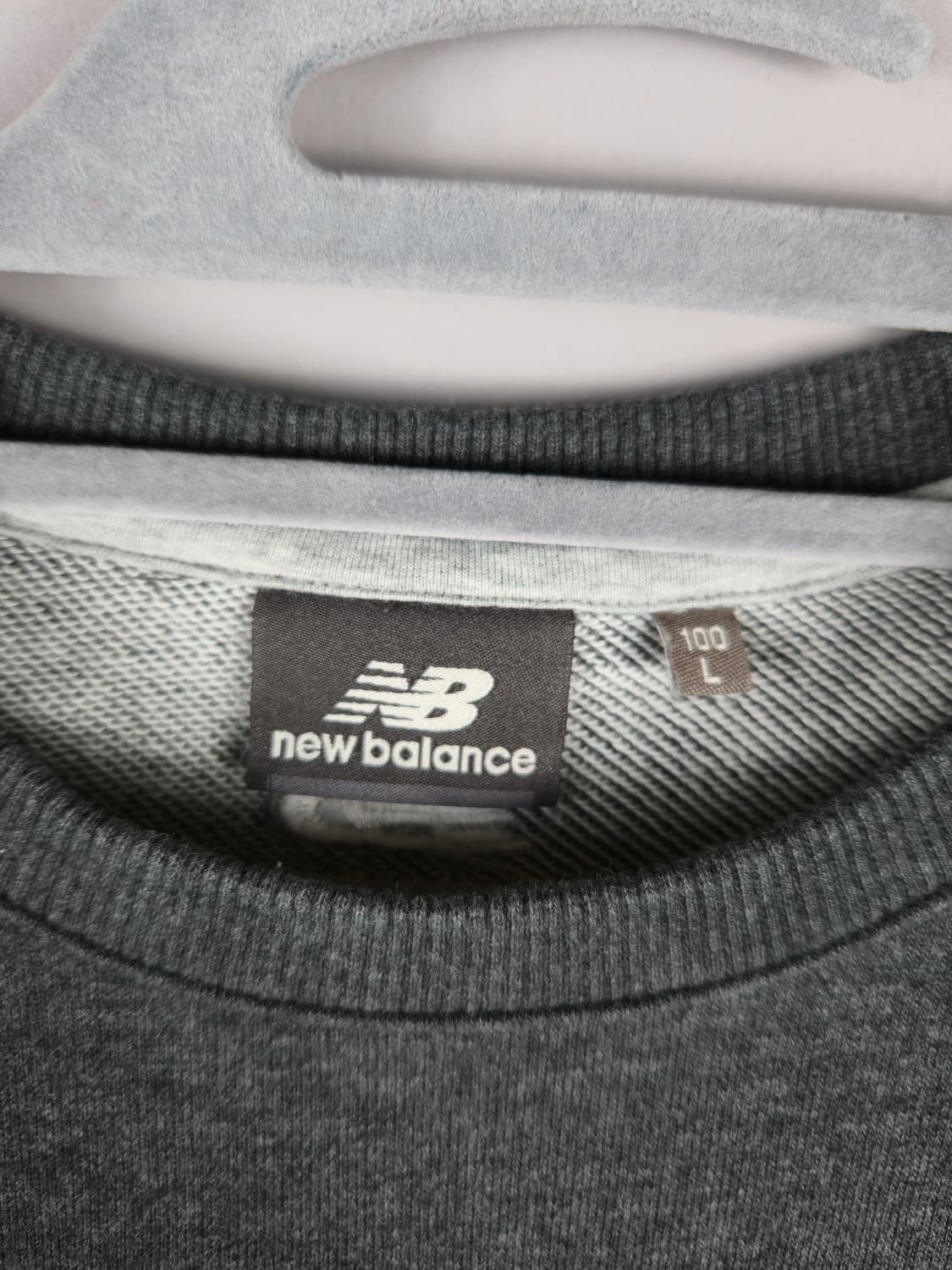 [무료배송]뉴발란스 100(L) 남성 스웨트 기본 맨투맨 티셔츠 상품이미지8