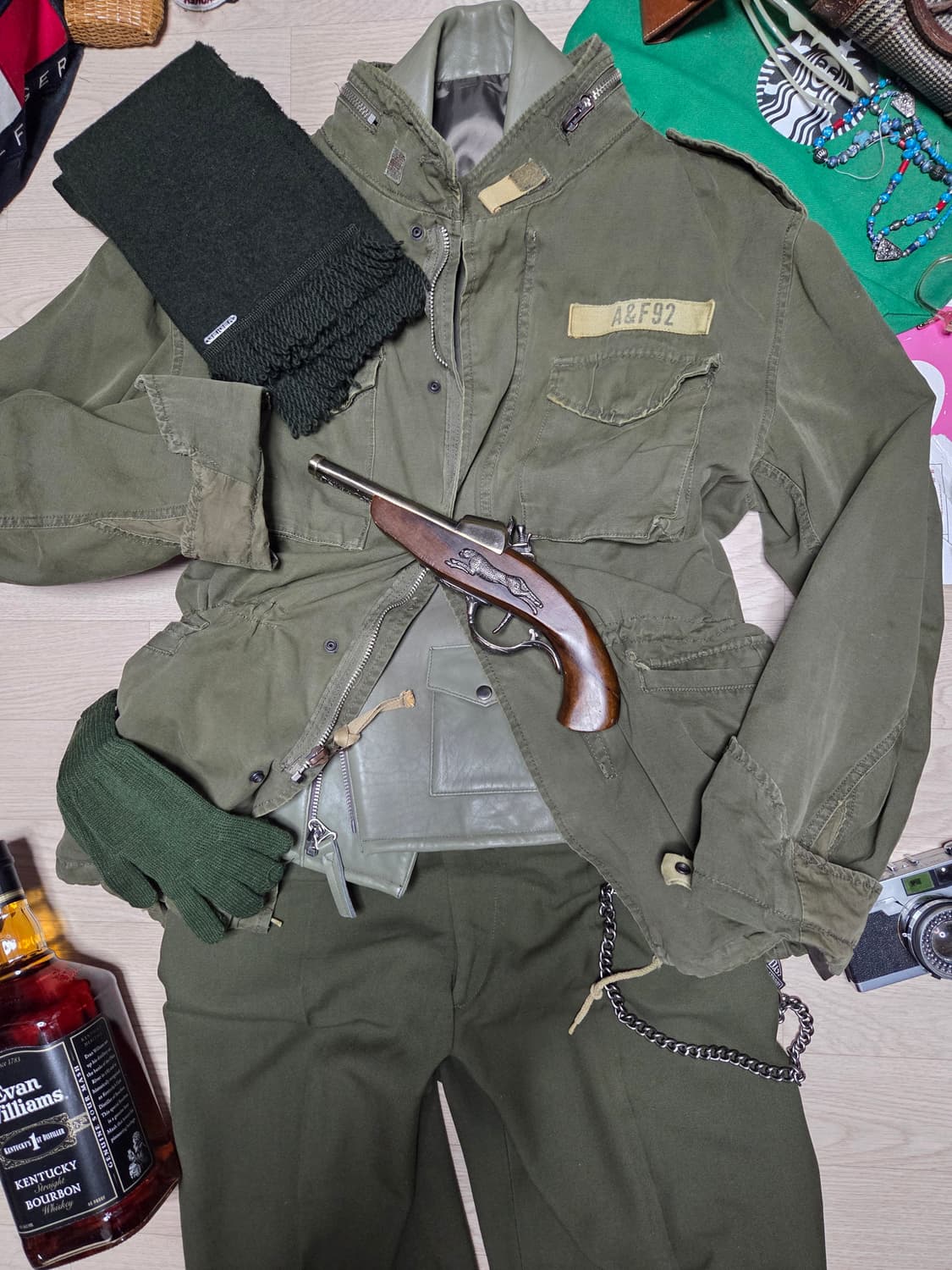 (U.K)바이크 라이더 자켓 가죽 점퍼 핸드메이드 레더자켓 상품이미지7