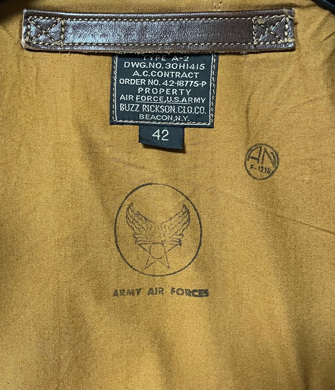 BUZZ RICKSON‘S TYPE A-2 (BR80474) 상품이미지5