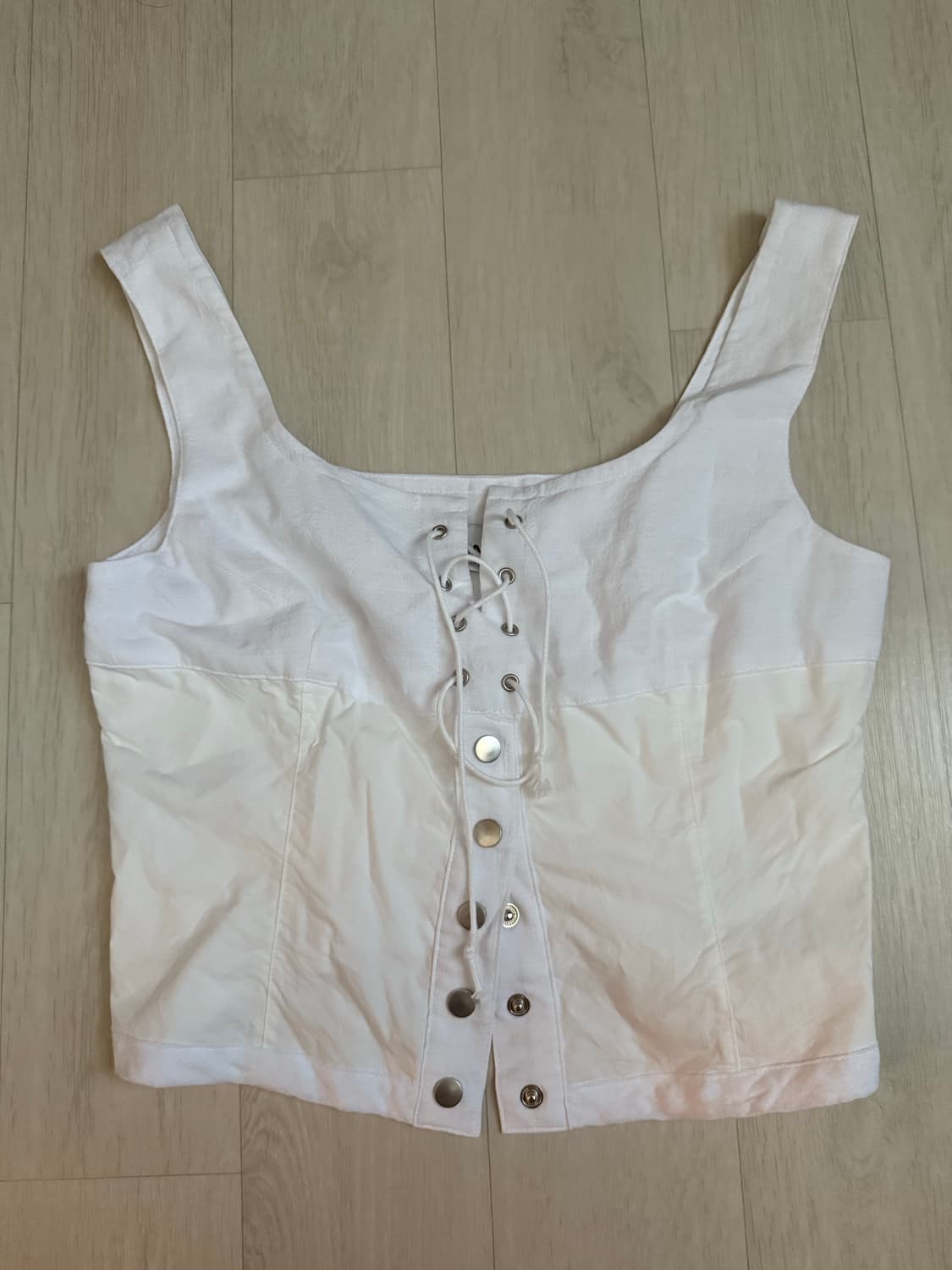CHECK BUSTIER [WHITE] 상품이미지5
