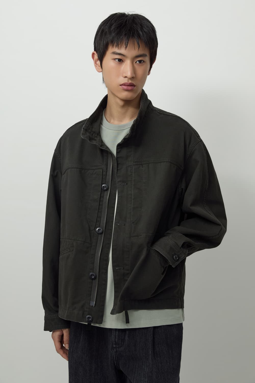 러프사이드 스카웃 자켓 차콜 3사이즈 상품이미지1